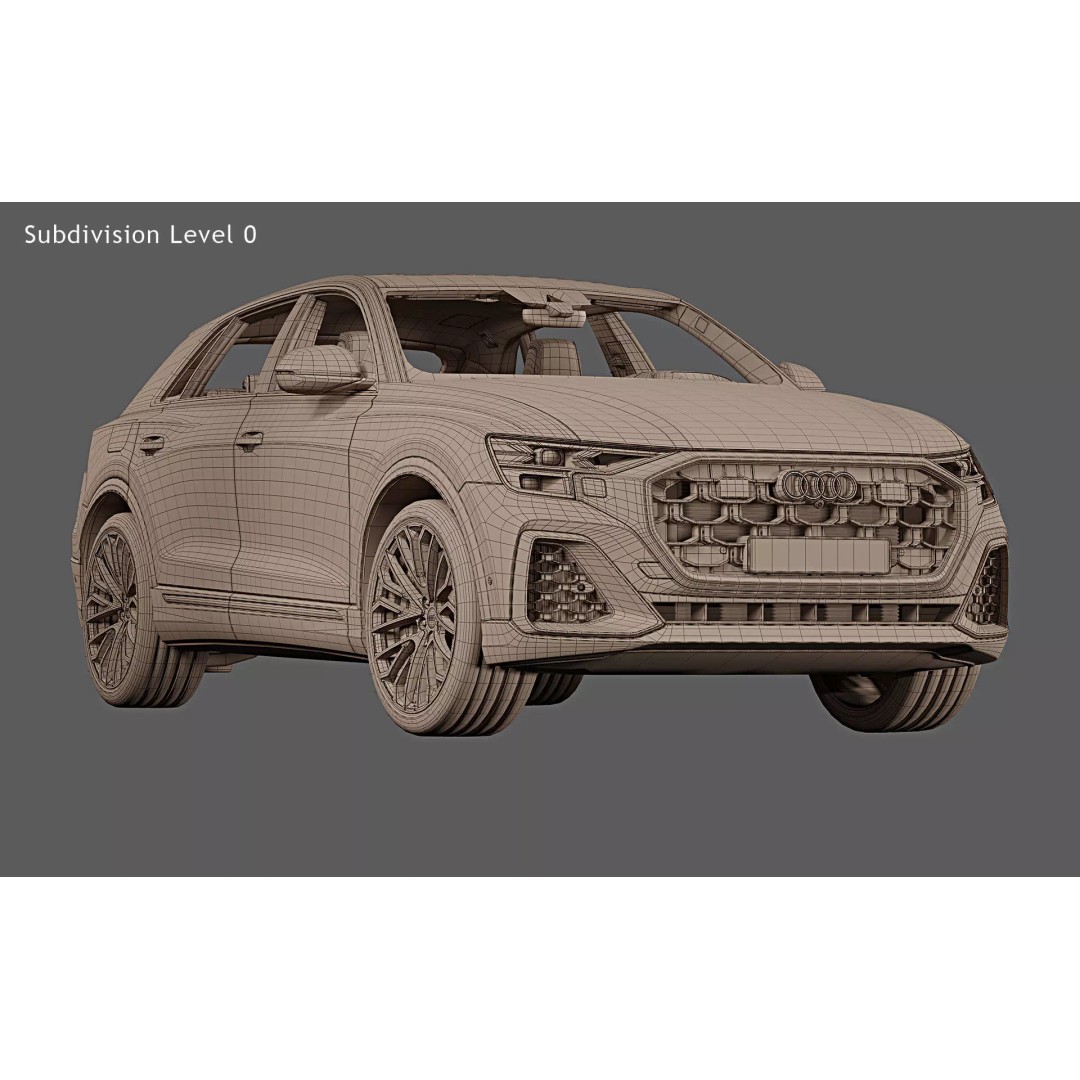 2024 Audi SQ8 3D Model – Photorealistic Car Asset, FBX, OBJ - View 26
