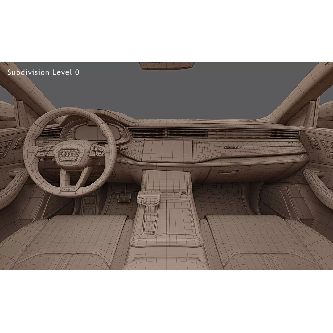 2024 Audi SQ8 3D Model – Photorealistic Car Asset, FBX, OBJ - View 28