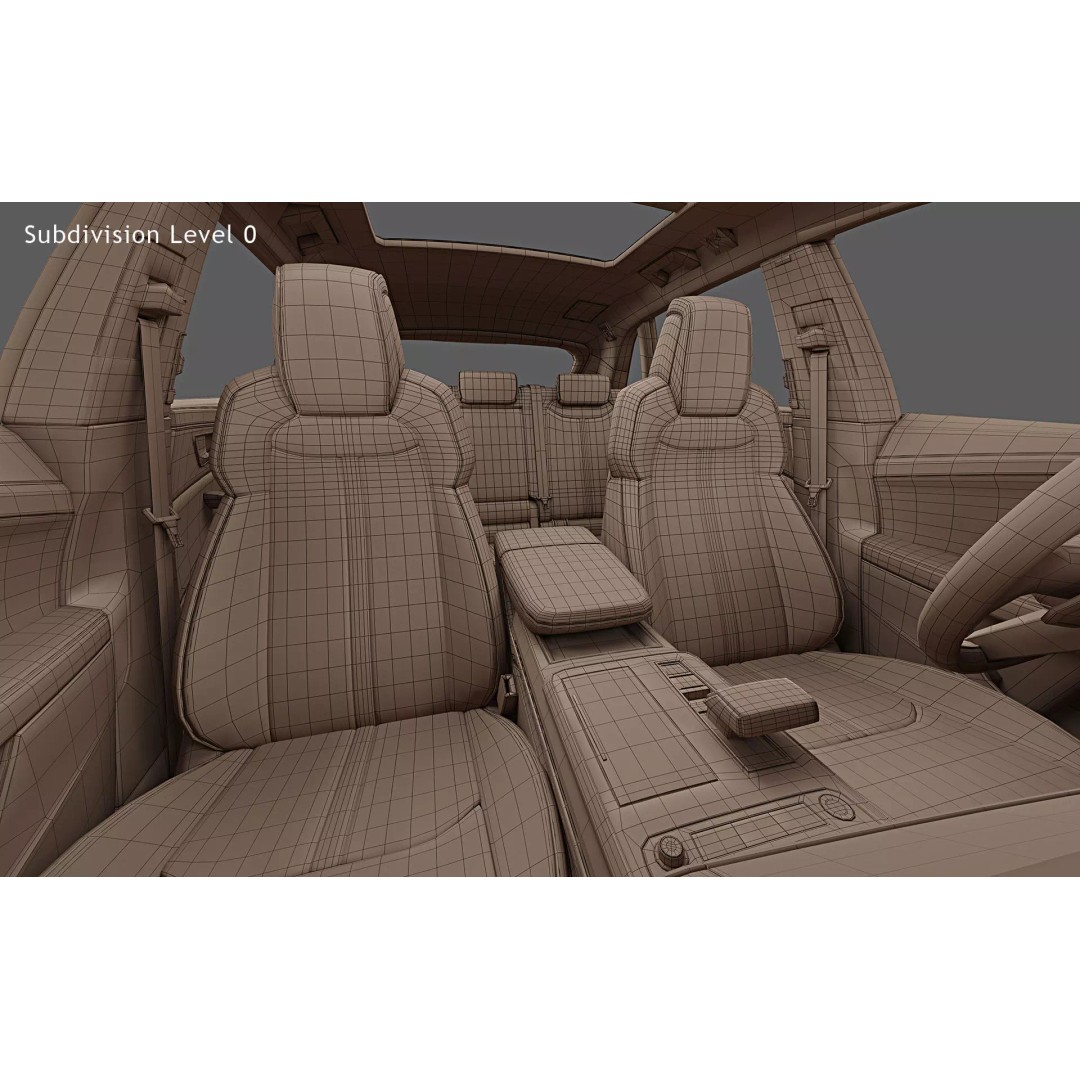 2024 Audi SQ8 3D Model – Photorealistic Car Asset, FBX, OBJ - View 29