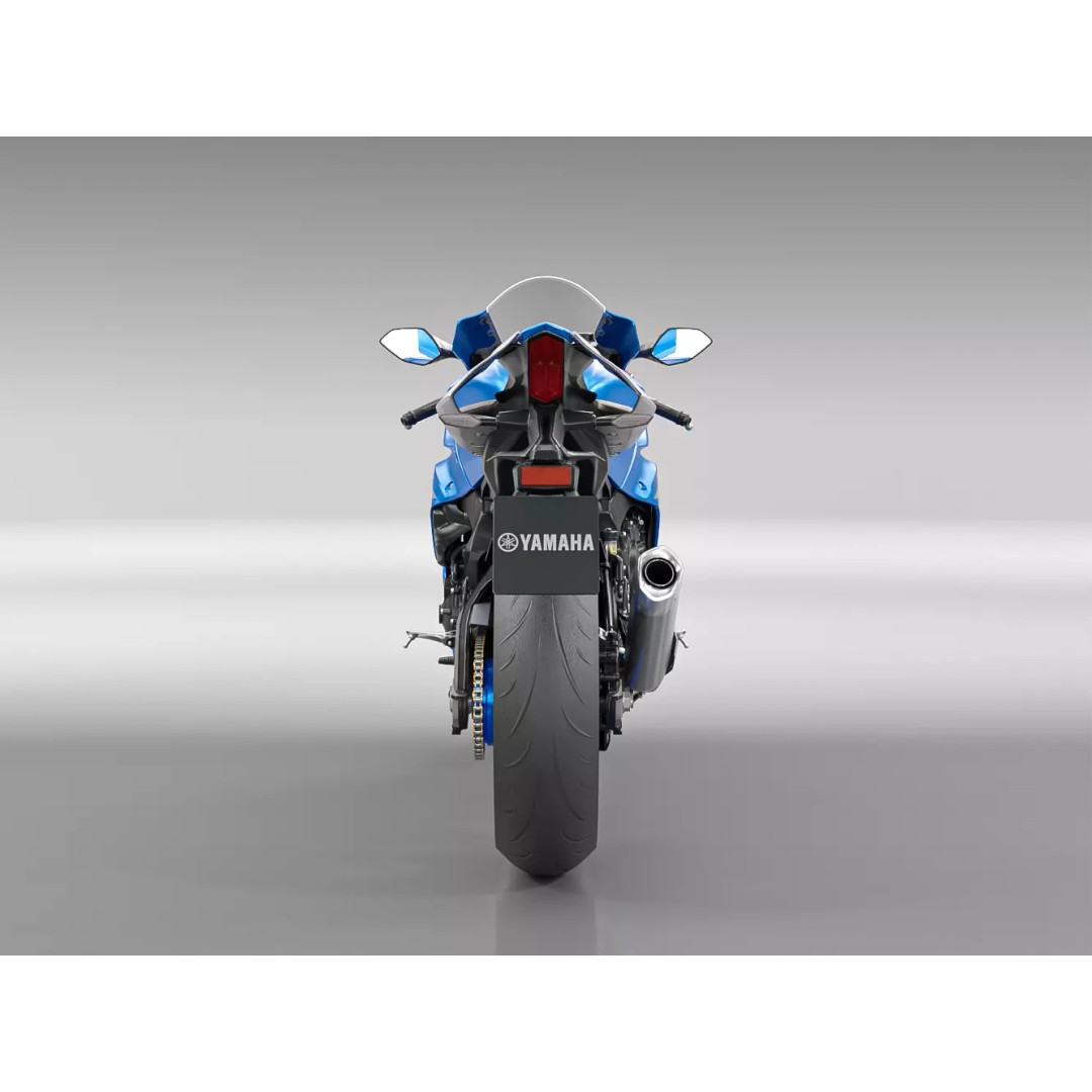 YAMAHA YZF R1 2020 3D Model – Low Poly Game Asset, FBX, OBJ