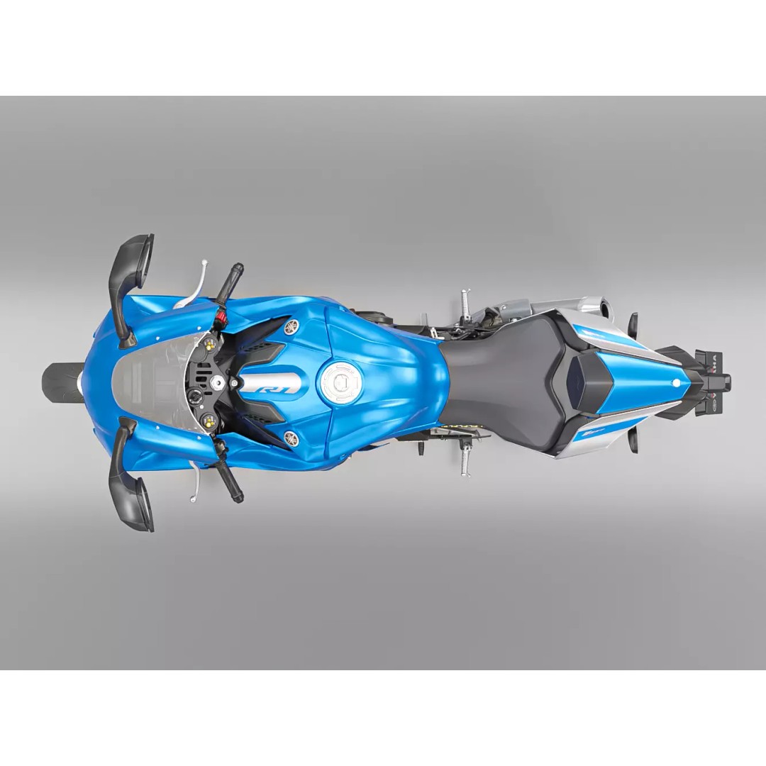 YAMAHA YZF R1 2020 3D Model – Low Poly Game Asset, FBX, OBJ - View 10