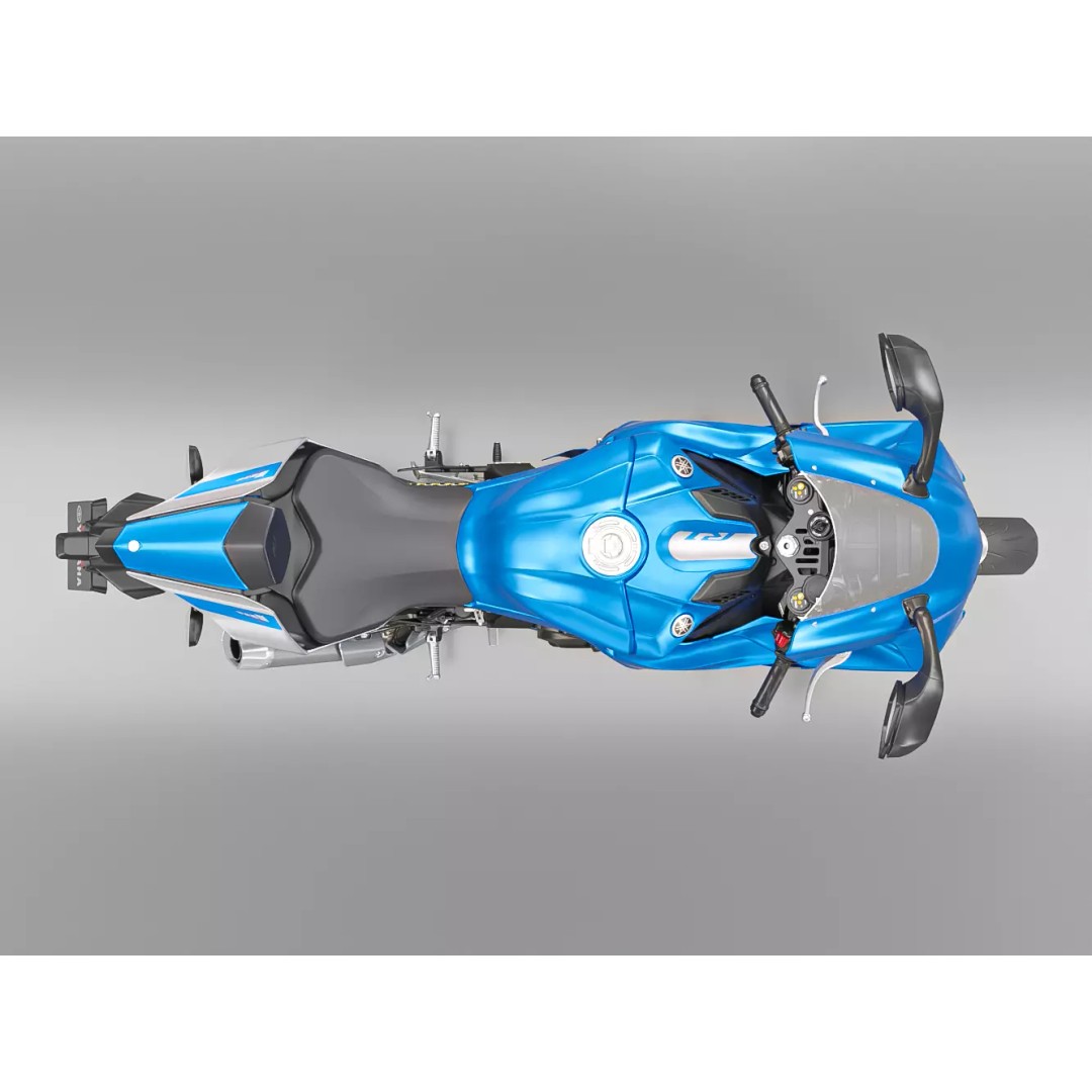 YAMAHA YZF R1 2020 3D Model – Low Poly Game Asset, FBX, OBJ - View 11