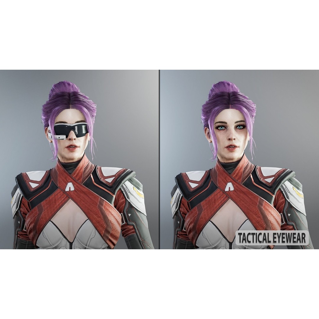 Sci-Fi Female 3D Model – Low Poly Rigged Character with PBR Textures - View 9