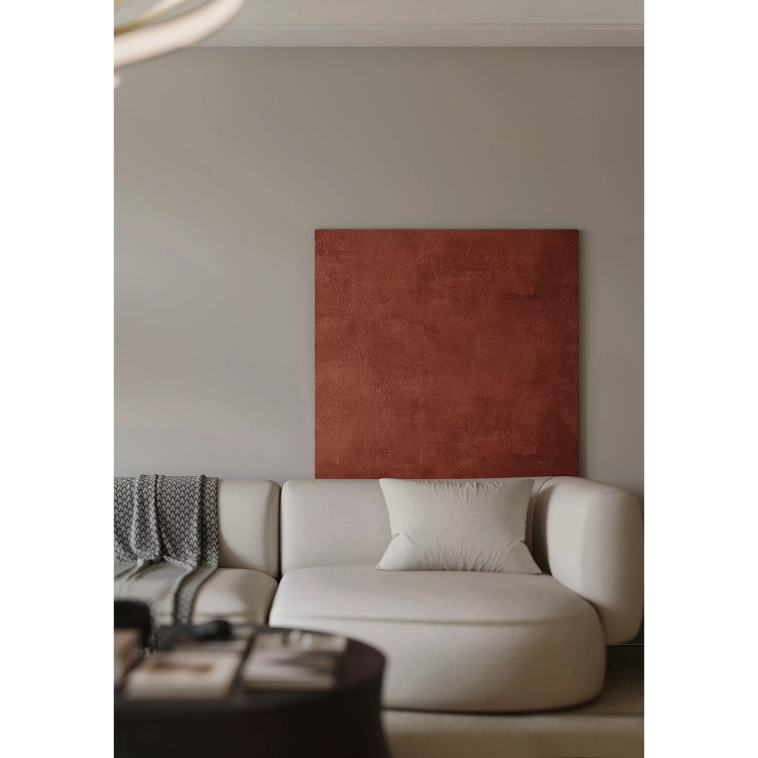 Warm Minimal Living Space 3D Model – Modern Sofa, PBR Textures, FBX - View 5