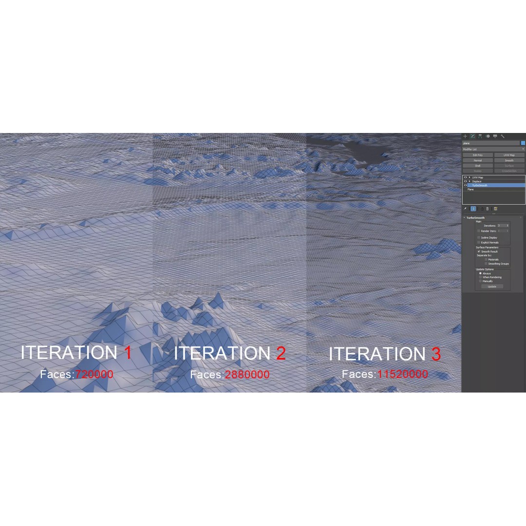 Nigeria Map 3D Model – Realistic Satellite Terrain, FBX/OBJ - View 20