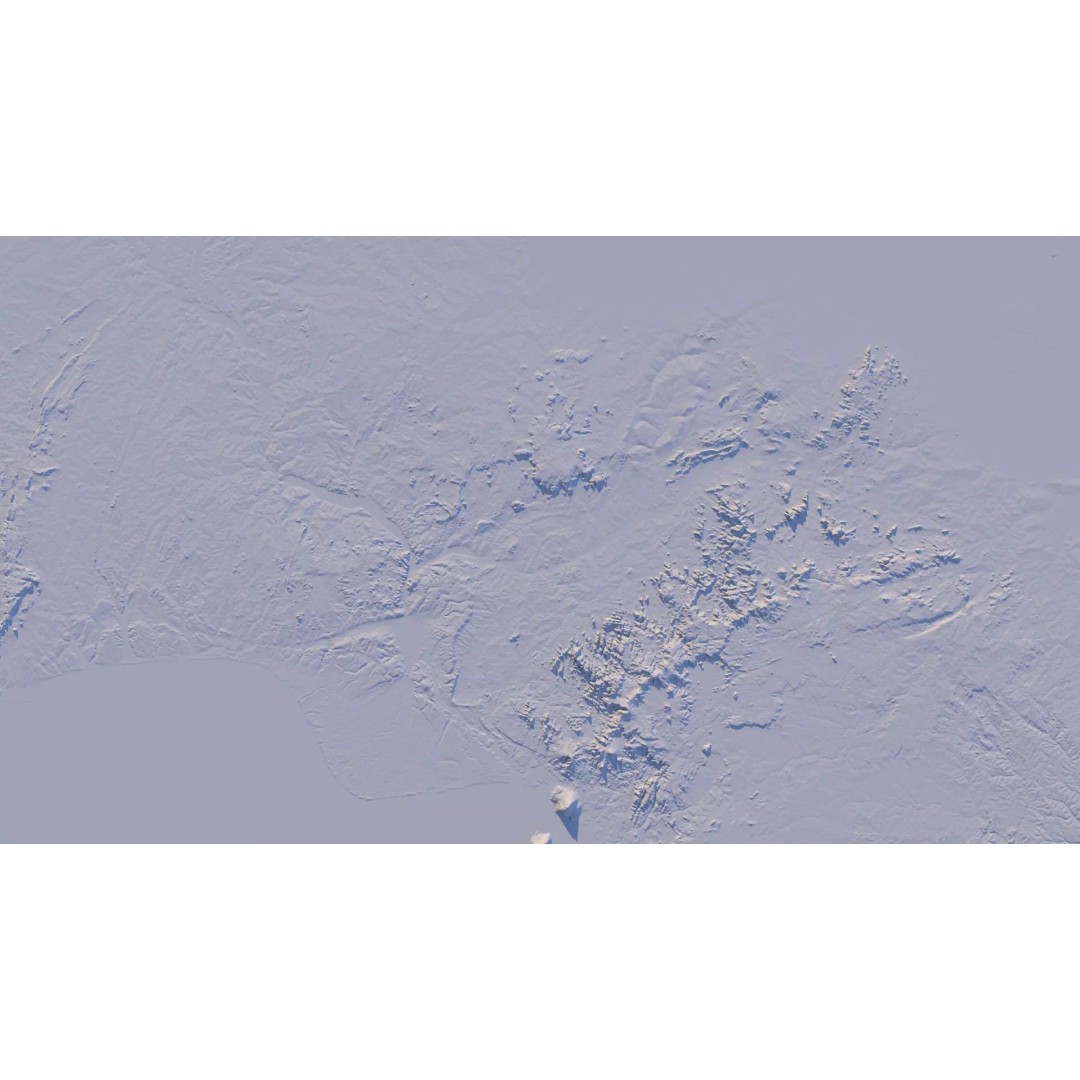 Nigeria Map 3D Model – Realistic Satellite Terrain, FBX/OBJ - View 21