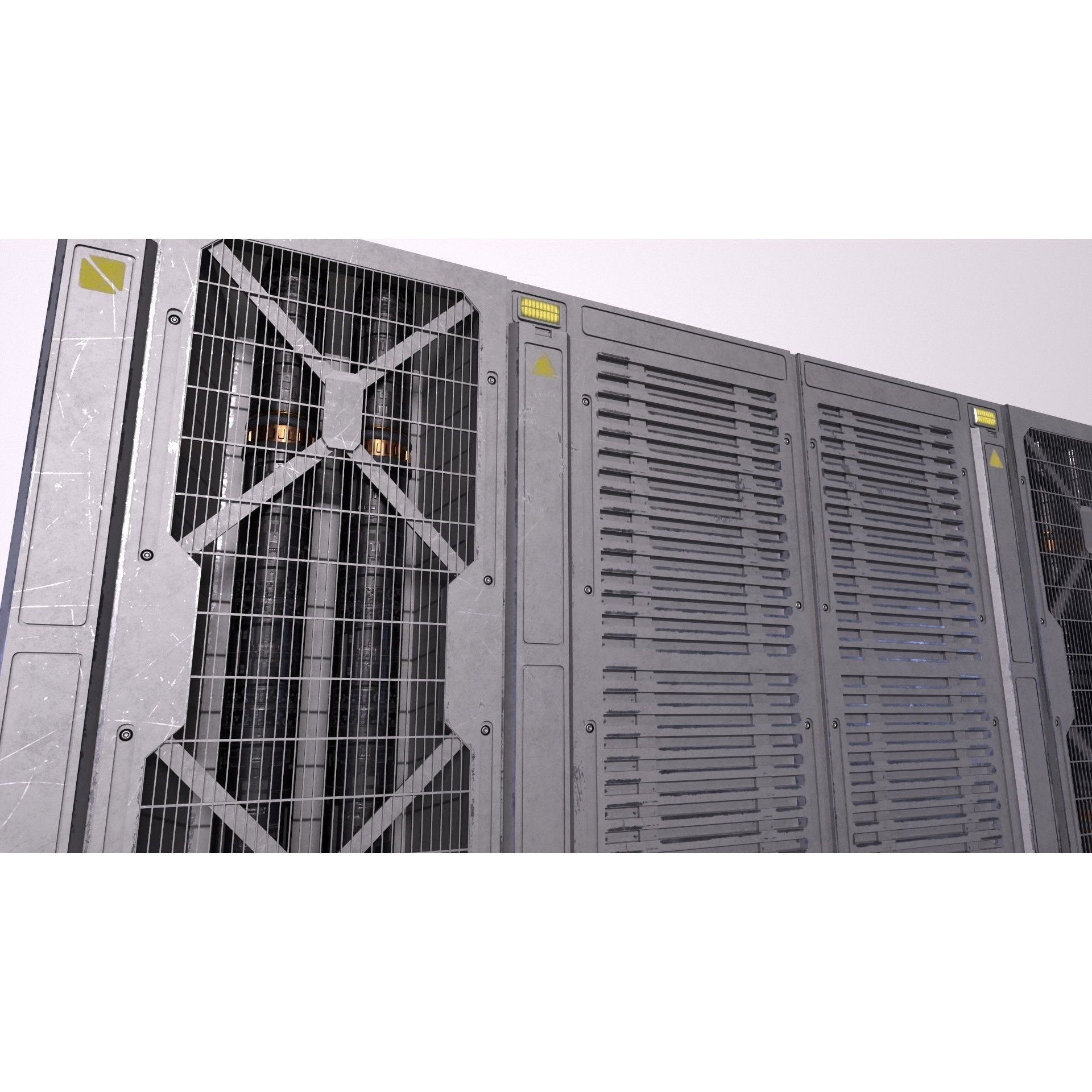 Architecture PBR Space Panels - Low-Poly Game-Ready 3D Model