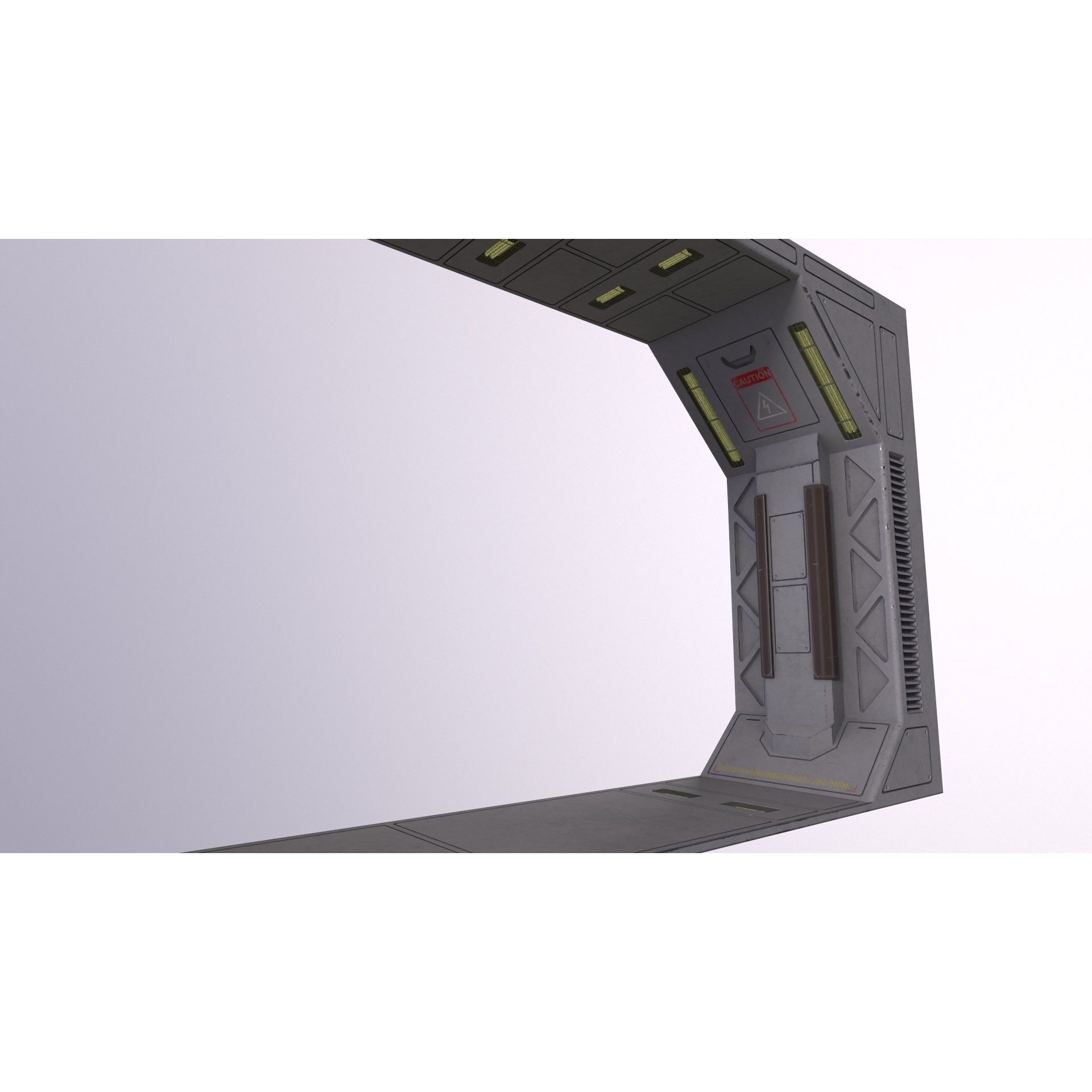 Architecture PBR Space Panels - Low-Poly Game-Ready 3D Model - View 27