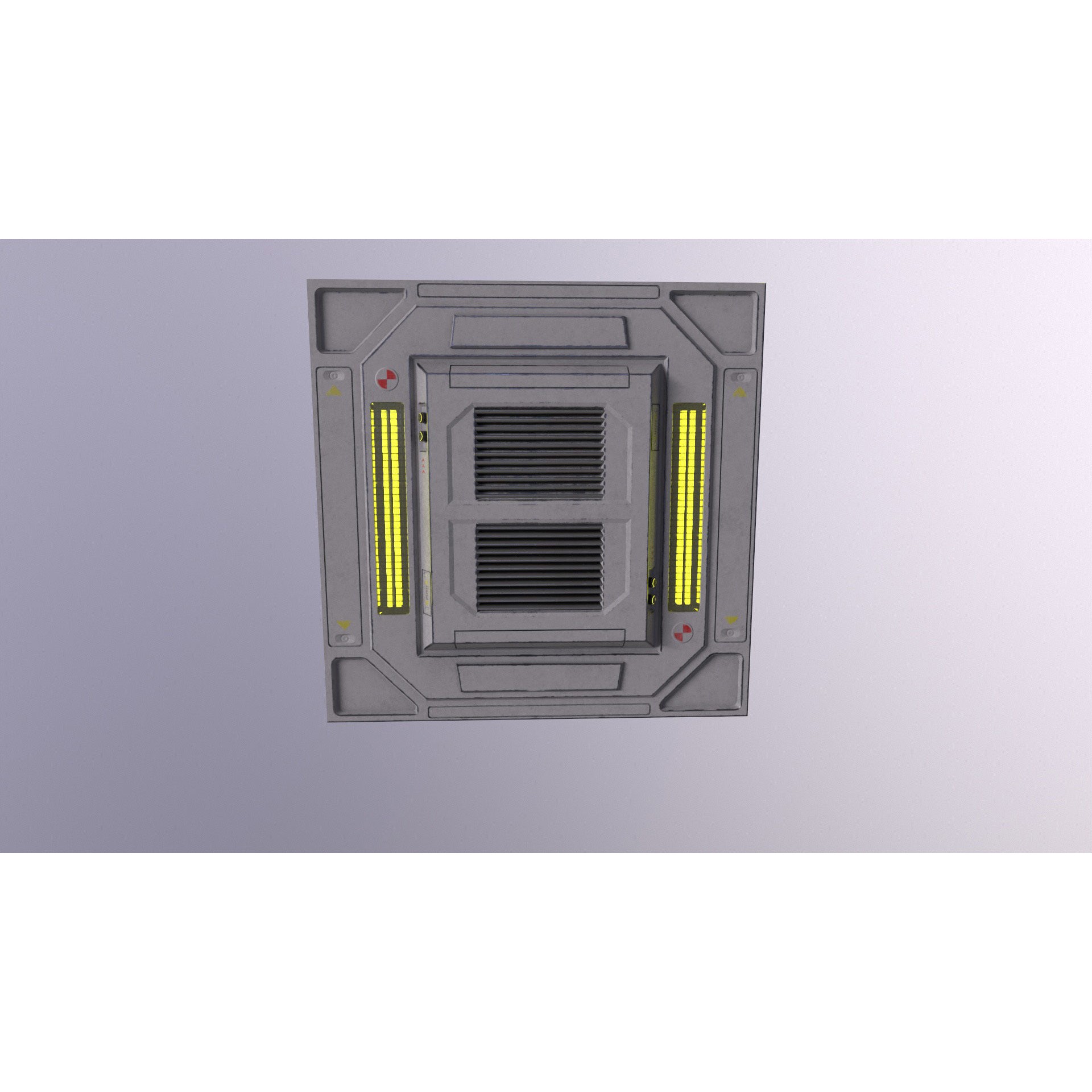 Architecture PBR Space Panels - Low-Poly Game-Ready 3D Model - View 28