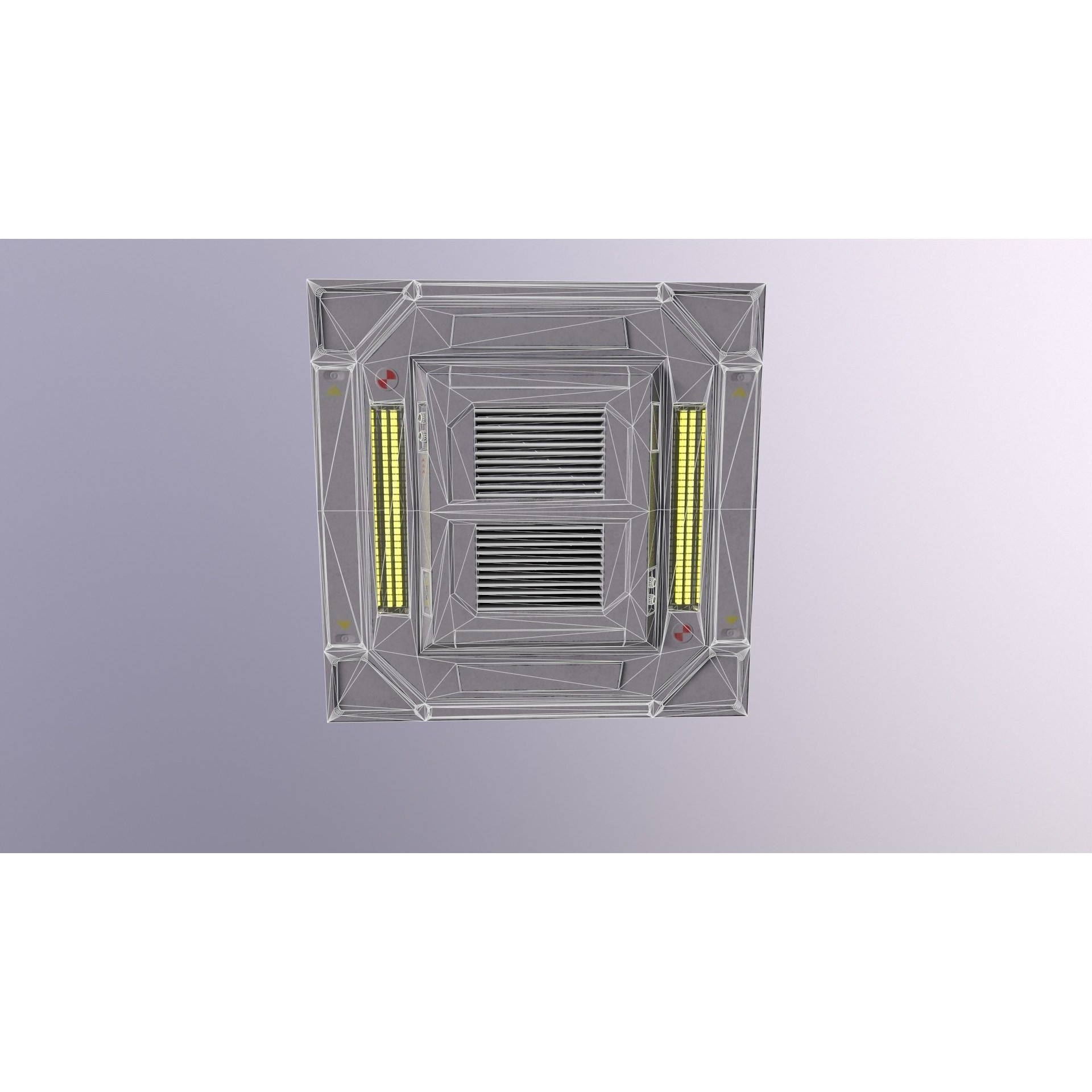 Architecture PBR Space Panels - Low-Poly Game-Ready 3D Model - View 29