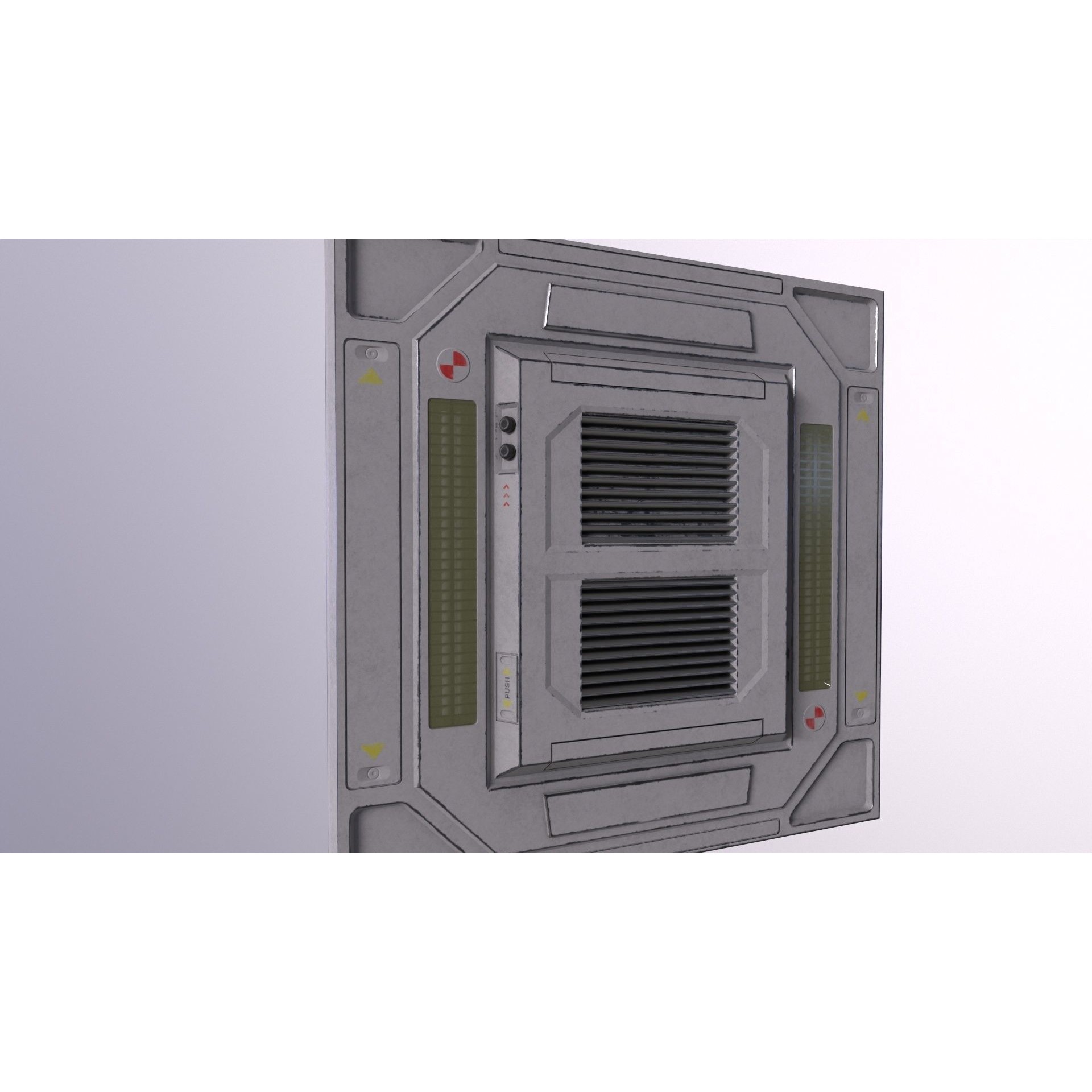 Architecture PBR Space Panels - Low-Poly Game-Ready 3D Model - View 30