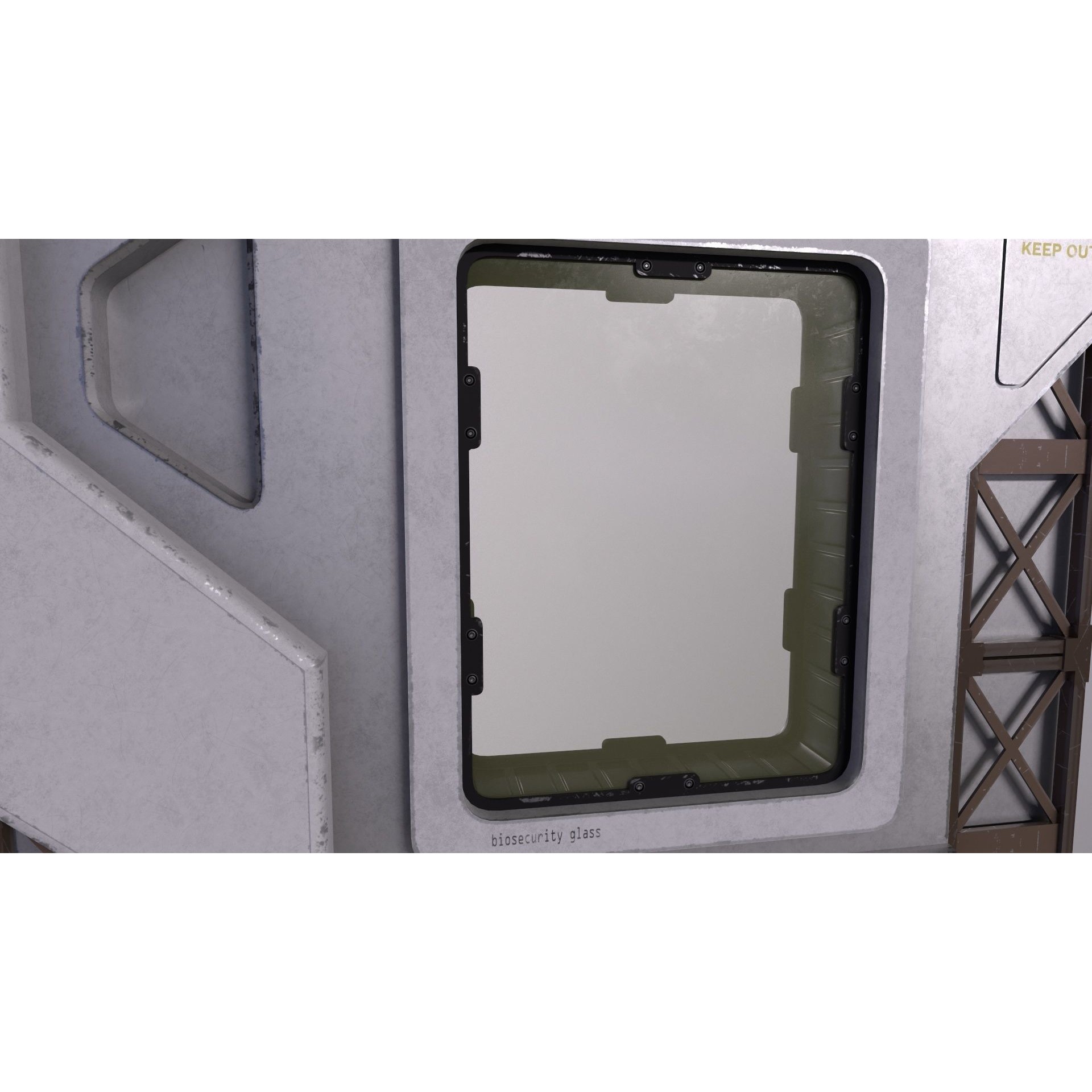 Architecture PBR Space Panels - Low-Poly Game-Ready 3D Model - View 33