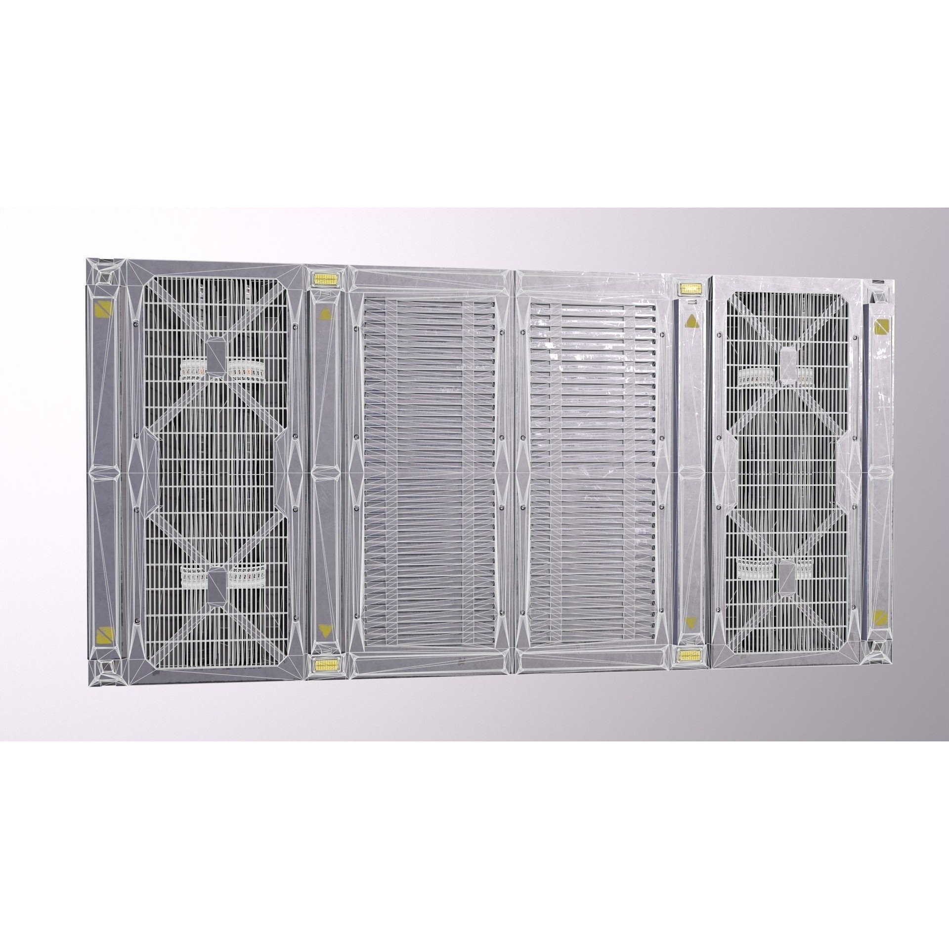 Architecture PBR Space Panels - Low-Poly Game-Ready 3D Model - View 35