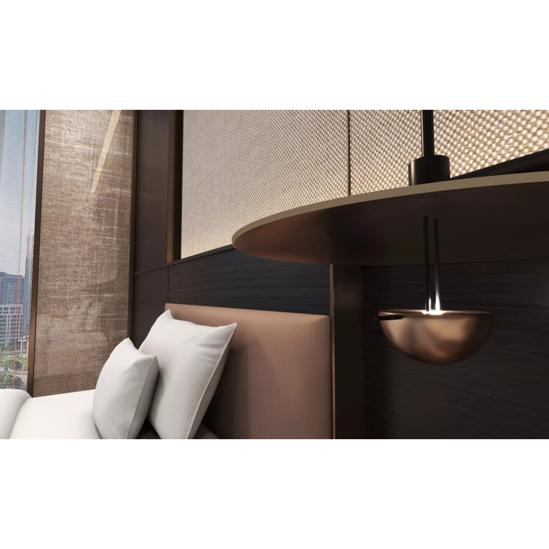 Hotel Bedroom 3D Model – Low Poly Interior with Textures, FBX, OBJ - View 8
