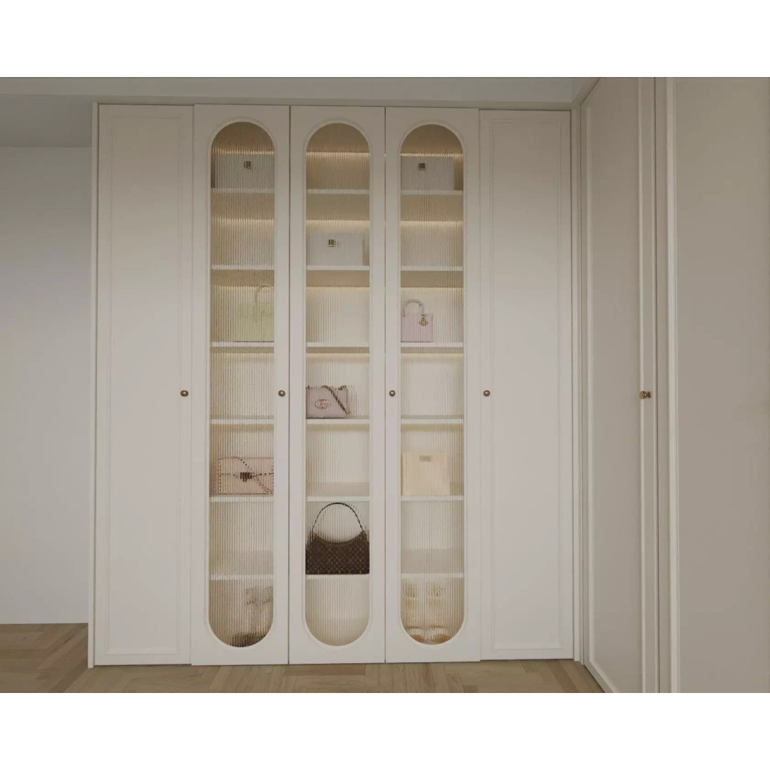 Luxury Cream Walk-in Closet 3D Model – PBR Textured, Various Formats - View 5