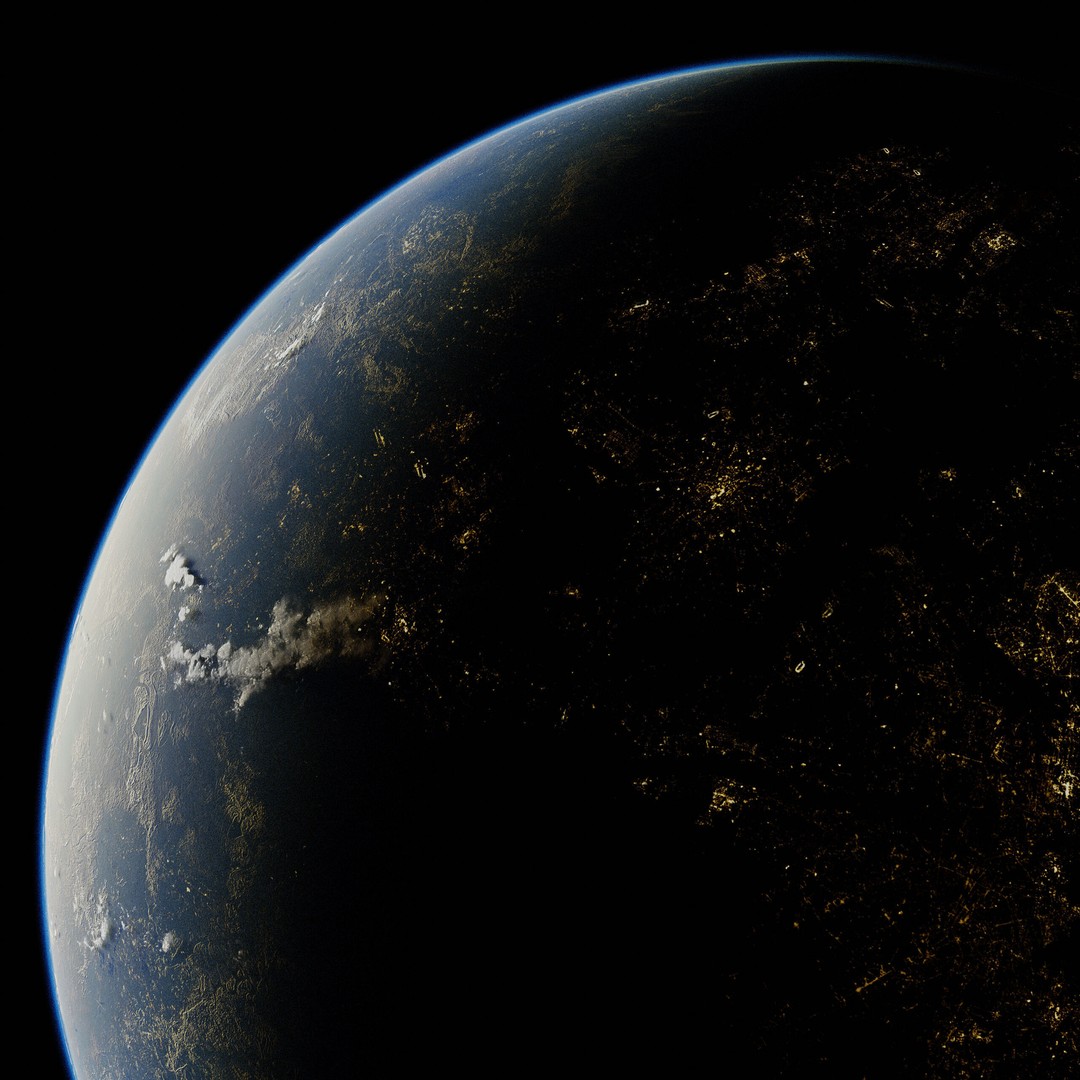Planet Tveta 3D Model – Ultra-Realistic Space Asset, Blender - View 10