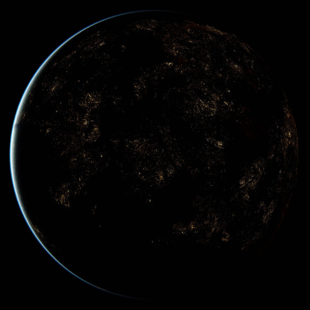 Planet Tveta 3D Model – Ultra-Realistic Space Asset, Blender - View 8