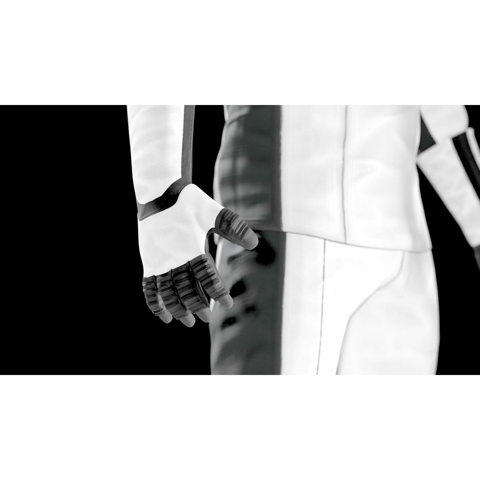 SpaceX Dragon Starman Spacesuit - High-Poly 3D Model - View 10