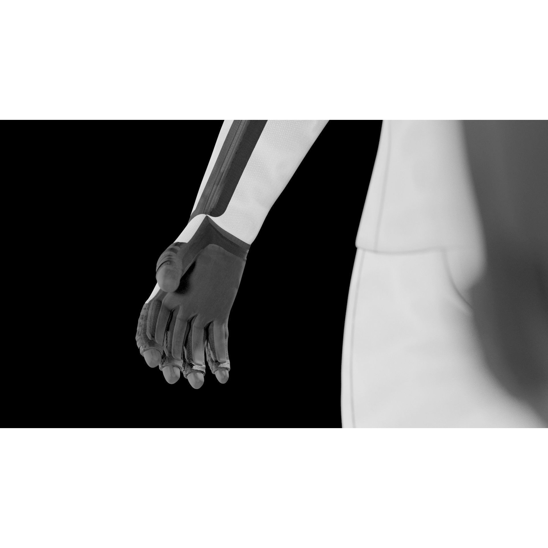 SpaceX Dragon Starman Spacesuit - High-Poly 3D Model - View 11