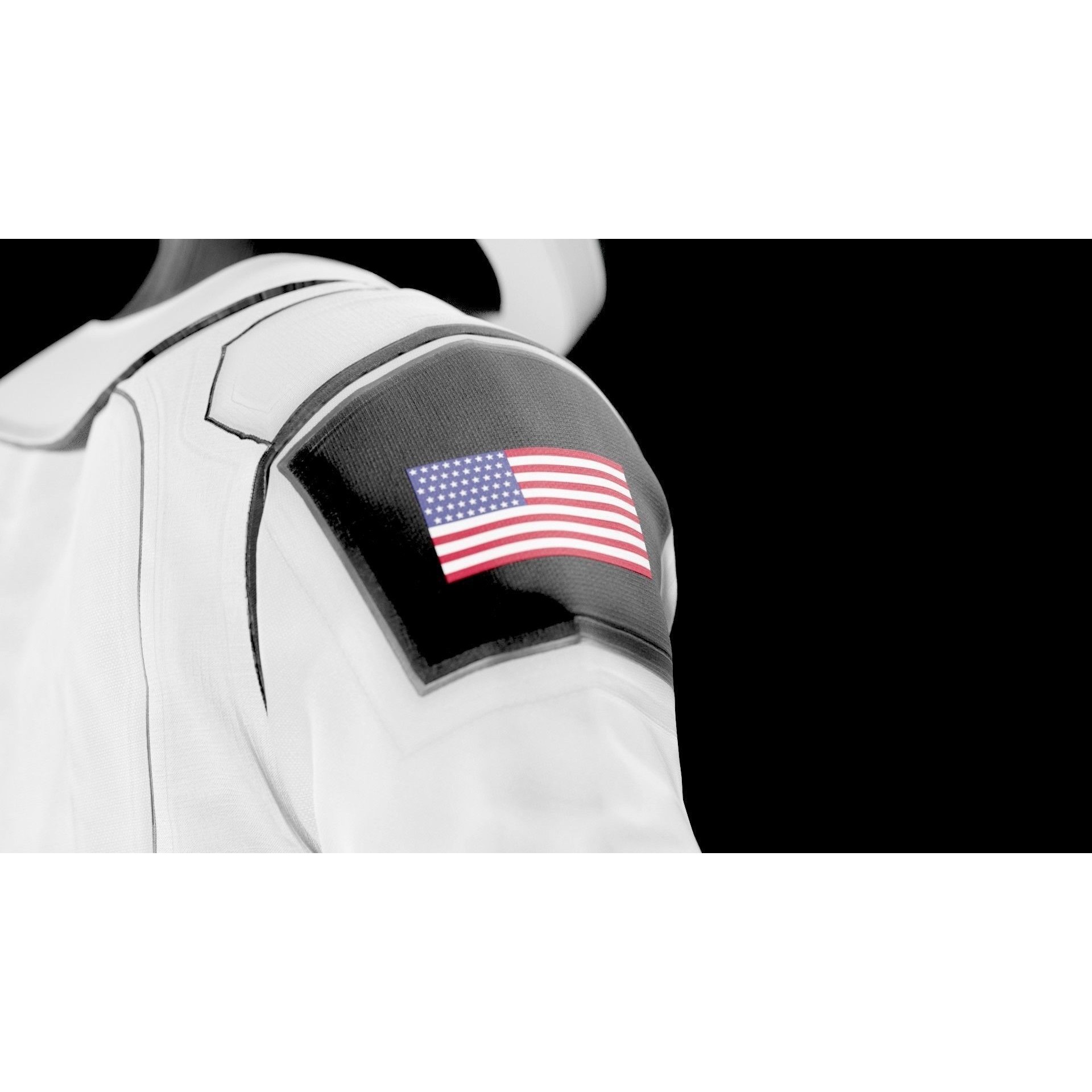 SpaceX Dragon Starman Spacesuit - High-Poly 3D Model - View 12