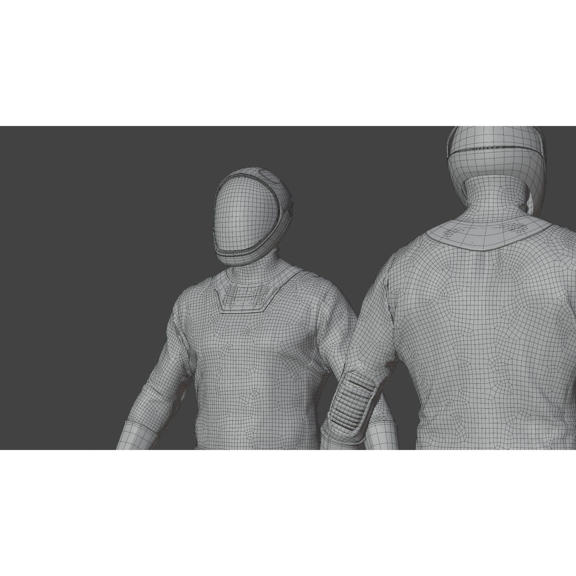 SpaceX Dragon Starman Spacesuit - High-Poly 3D Model - View 15
