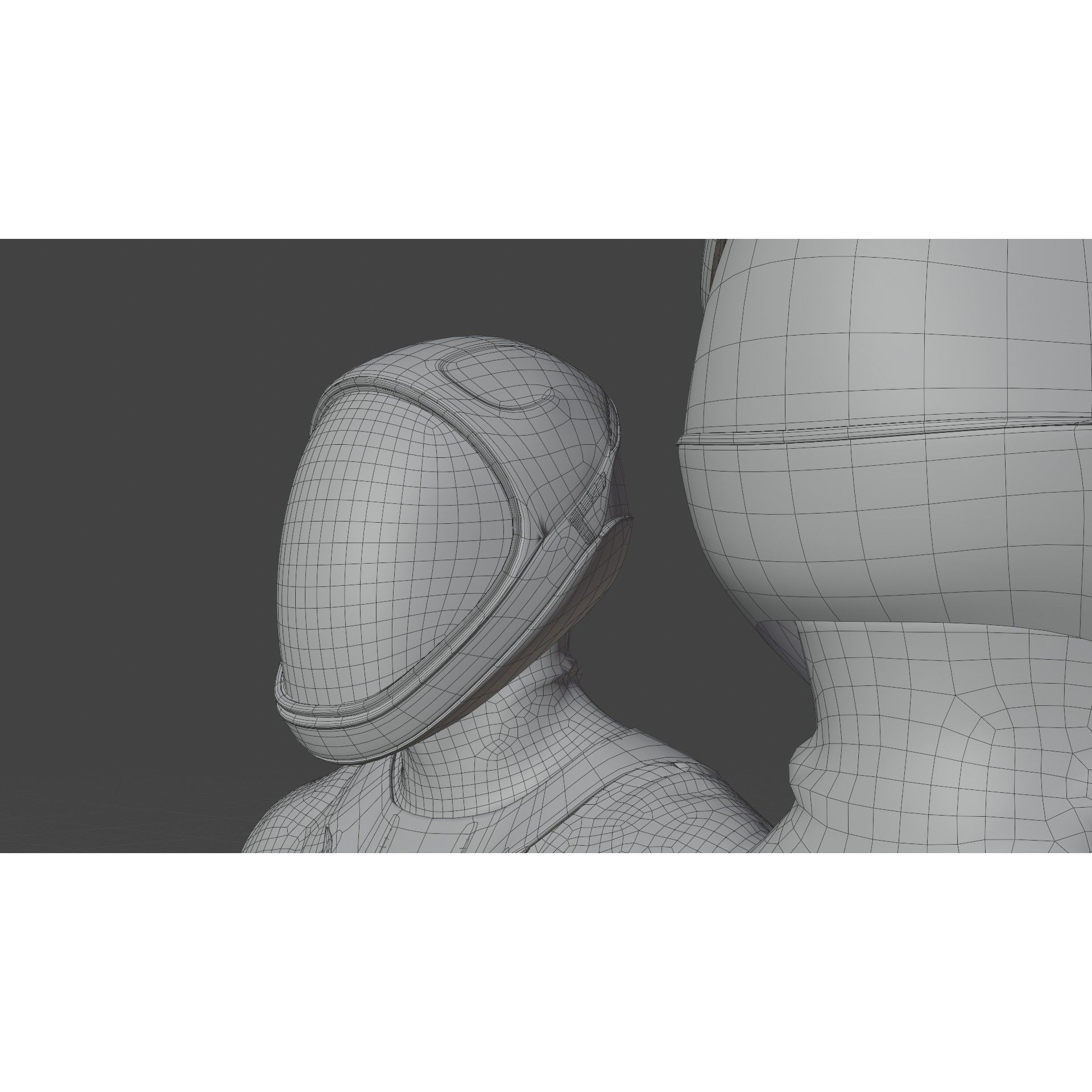 SpaceX Dragon Starman Spacesuit - High-Poly 3D Model - View 17