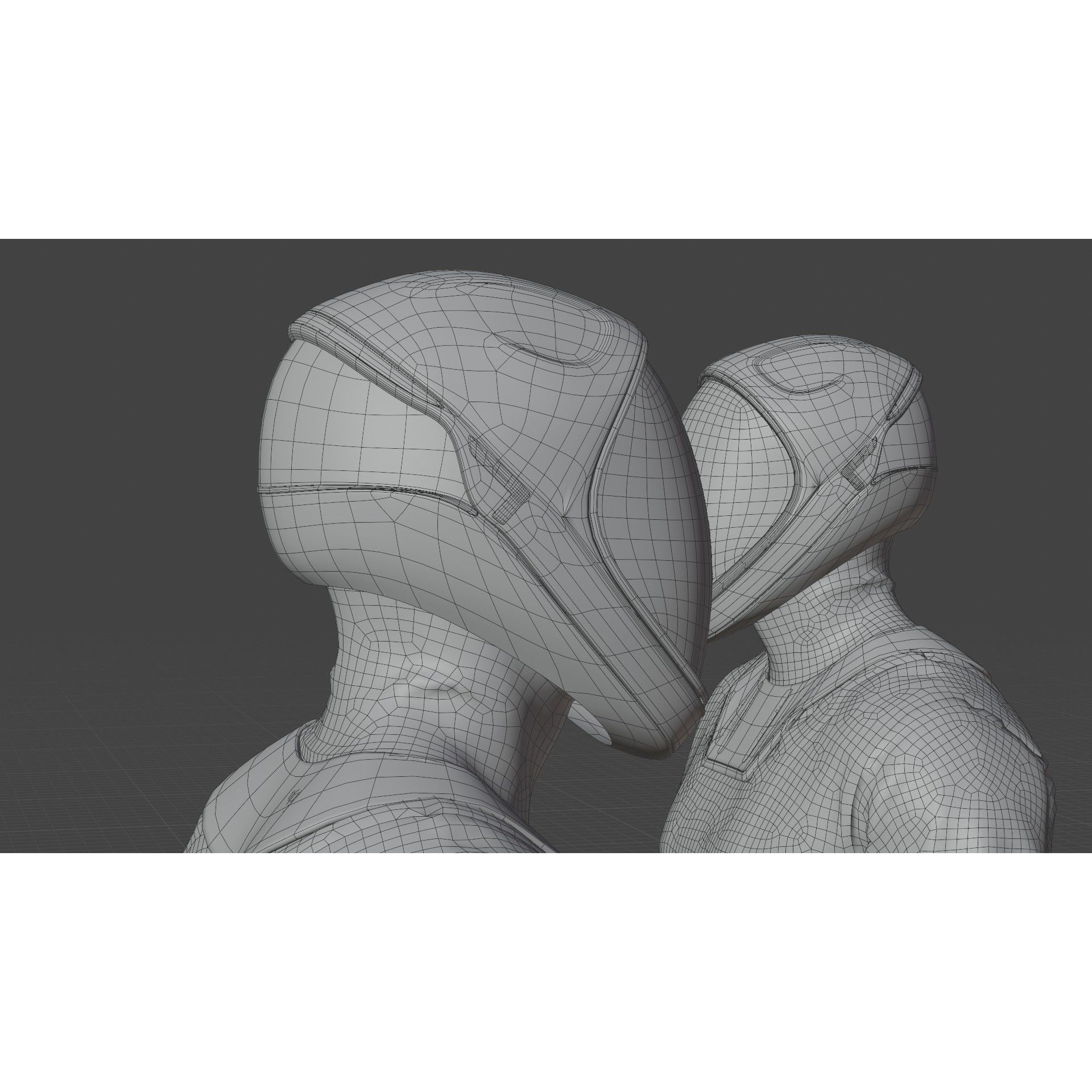 SpaceX Dragon Starman Spacesuit - High-Poly 3D Model - View 18