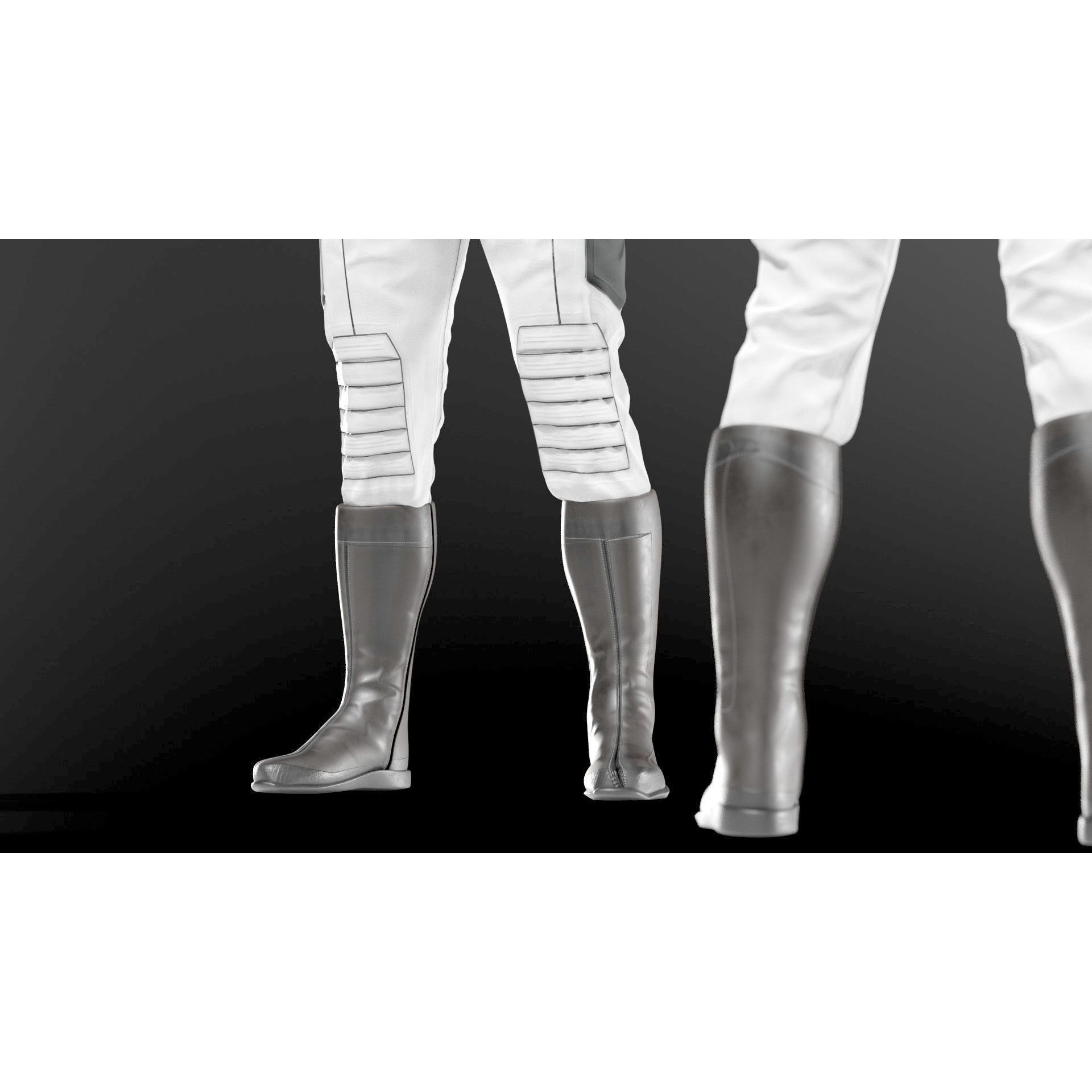 SpaceX Dragon Starman Spacesuit - High-Poly 3D Model - View 5