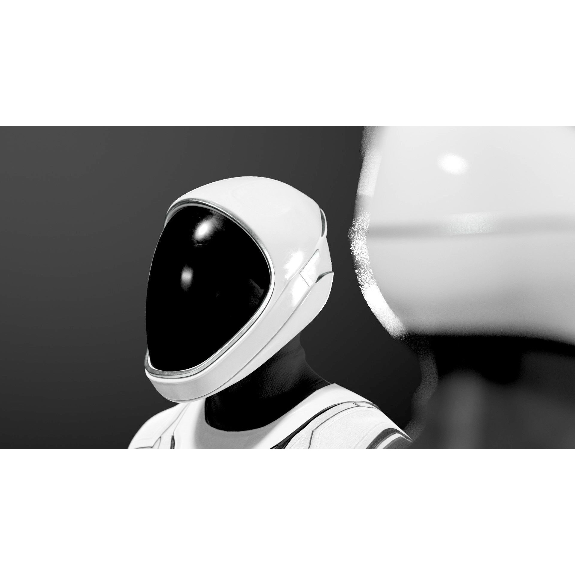 SpaceX Dragon Starman Spacesuit - High-Poly 3D Model - View 6