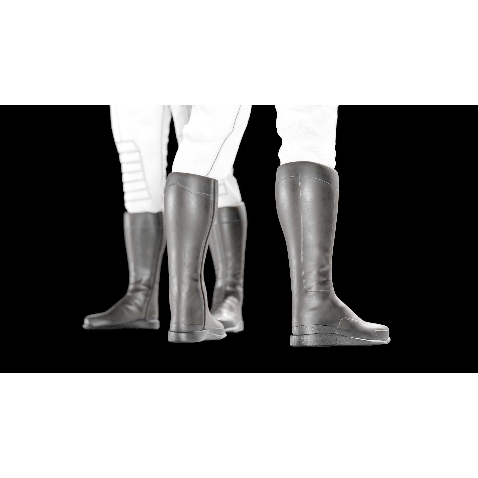 SpaceX Dragon Starman Spacesuit - High-Poly 3D Model - View 9