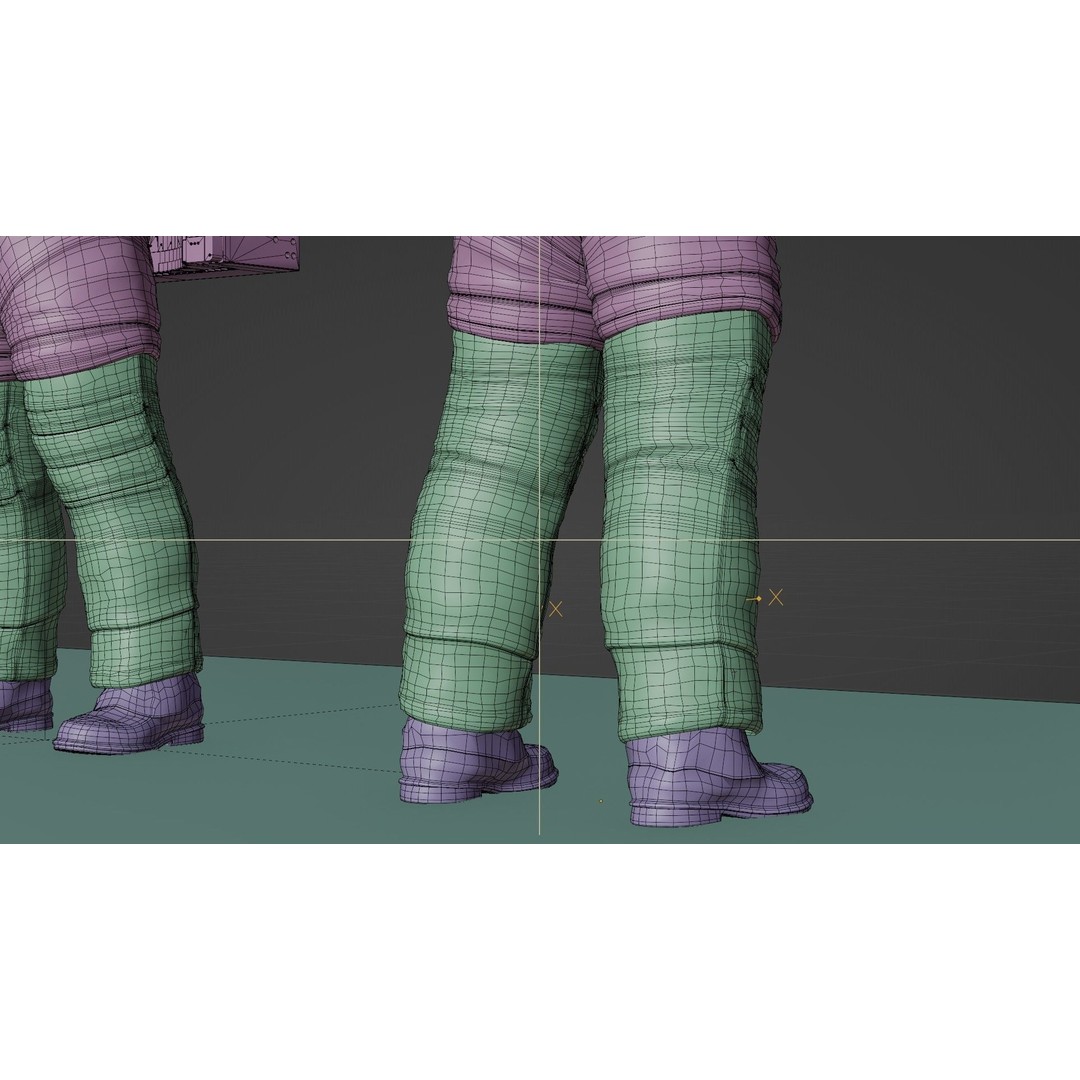 Astronaut EMU MMU Spacesuit 3D Model – Rigged PBR Character, Blender, FBX - View 44