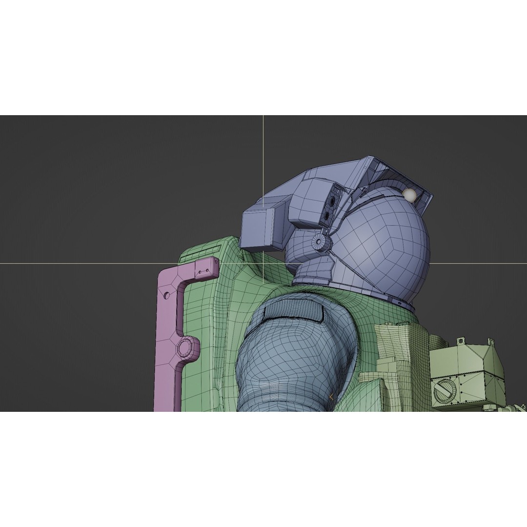 Astronaut EMU MMU Spacesuit 3D Model – Rigged PBR Character, Blender, FBX - View 46