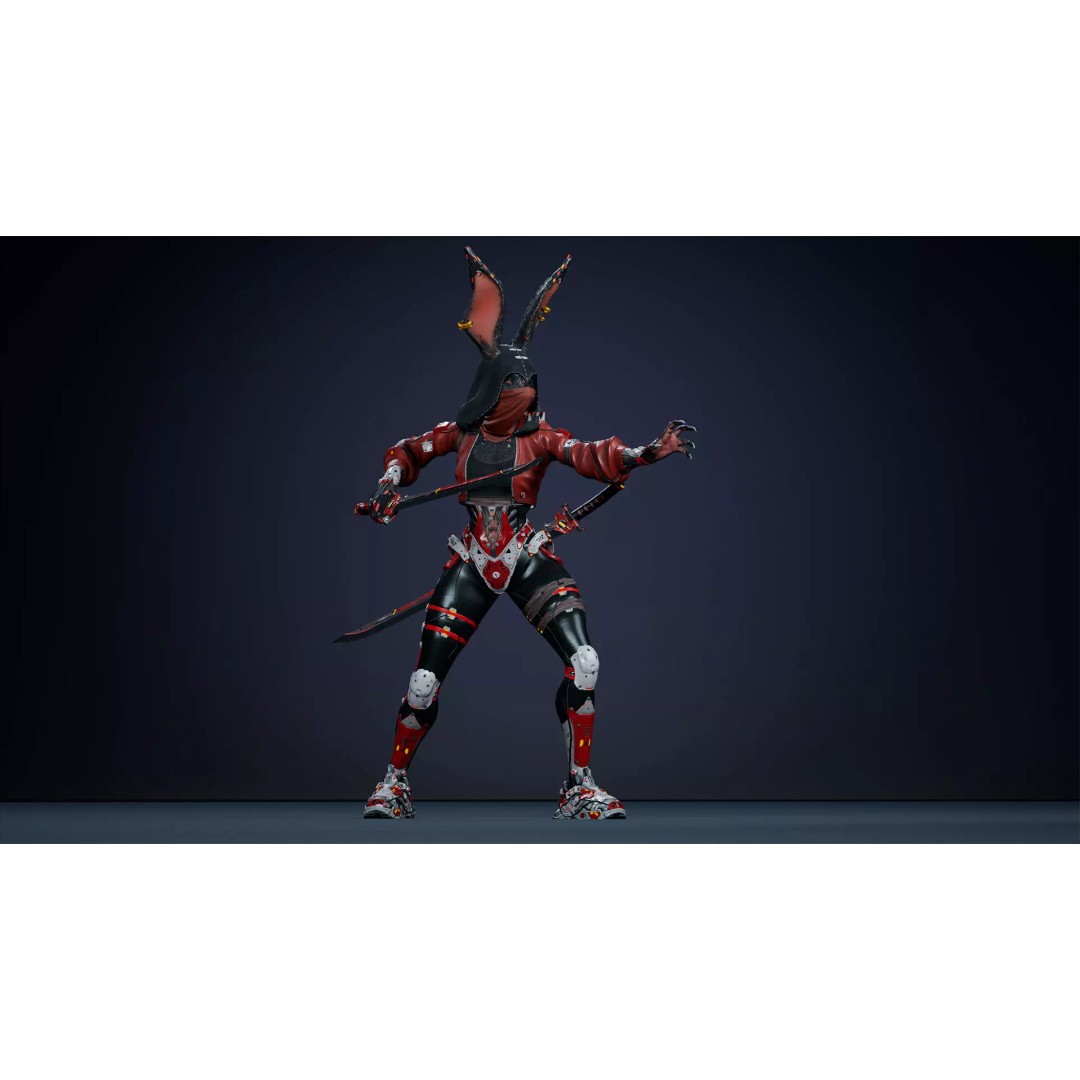 Alien Rabbit 3D Model – Low Poly Animated Character, FBX