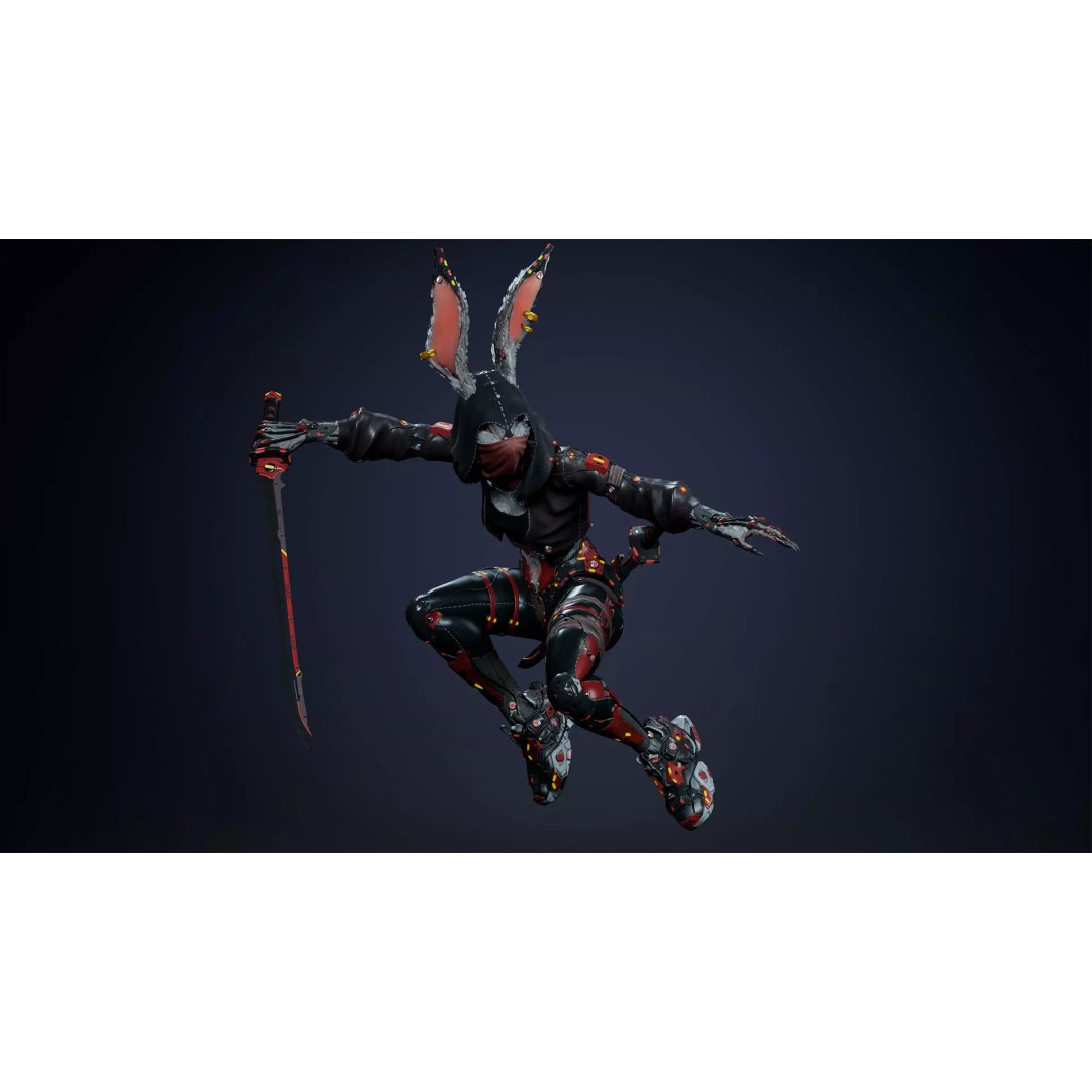 Alien Rabbit 3D Model – Low Poly Animated Character, FBX - View 17