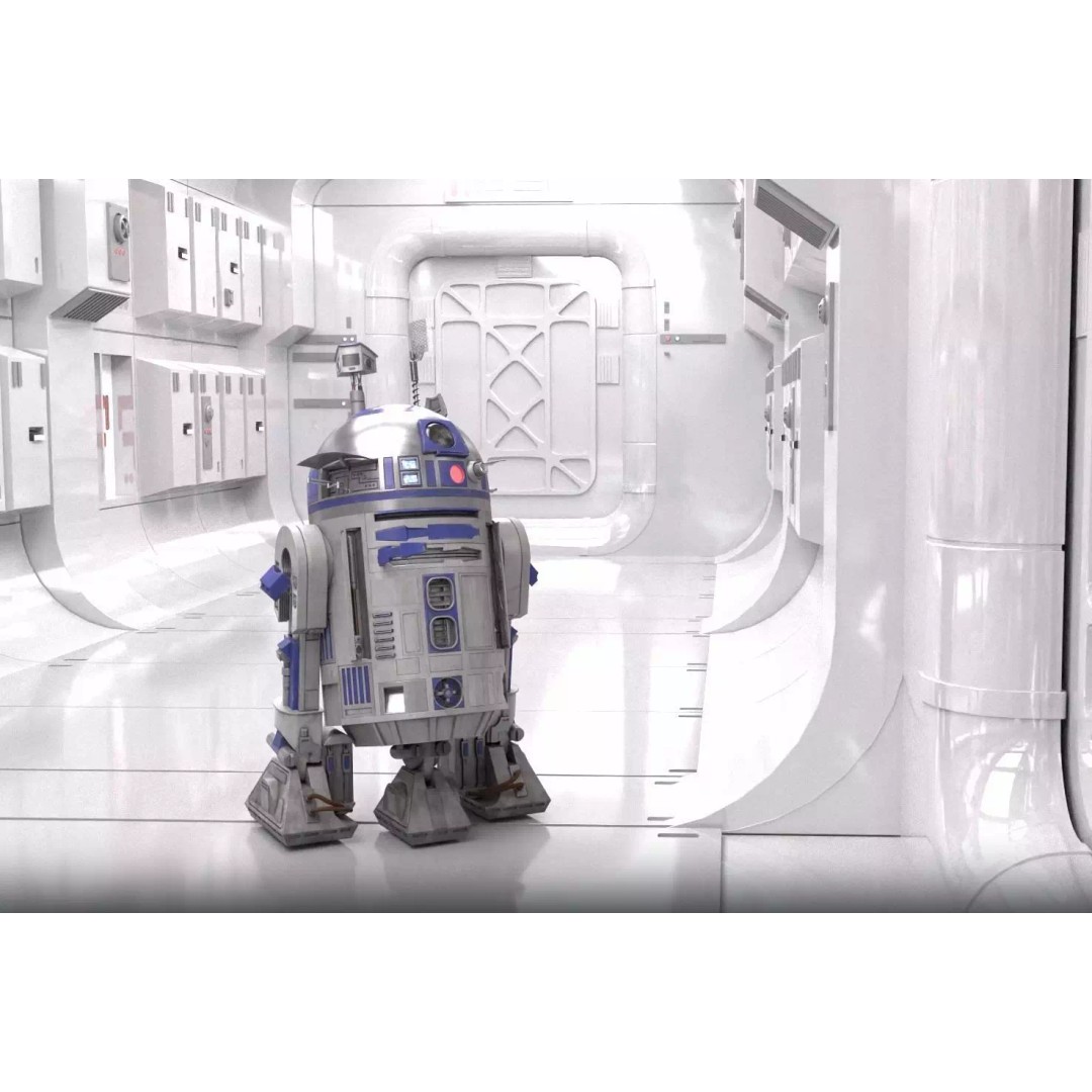 R2D2 3D Model – Fully Rigged Sci-Fi Character with PBR Textures - View 2