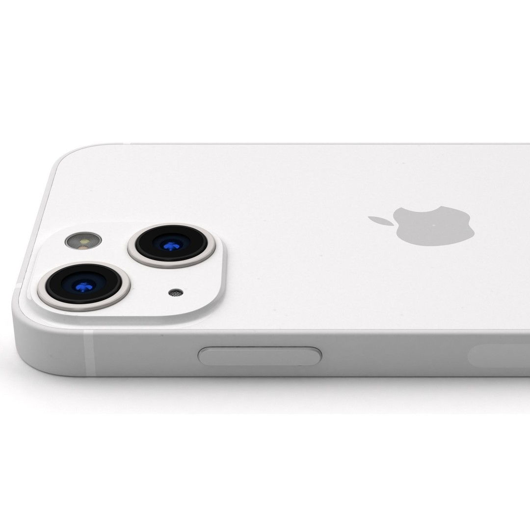 Apple iPhone 13 Mini Starlight 3D Model – High Poly PBR Game Asset, FBX, OBJ - View 10