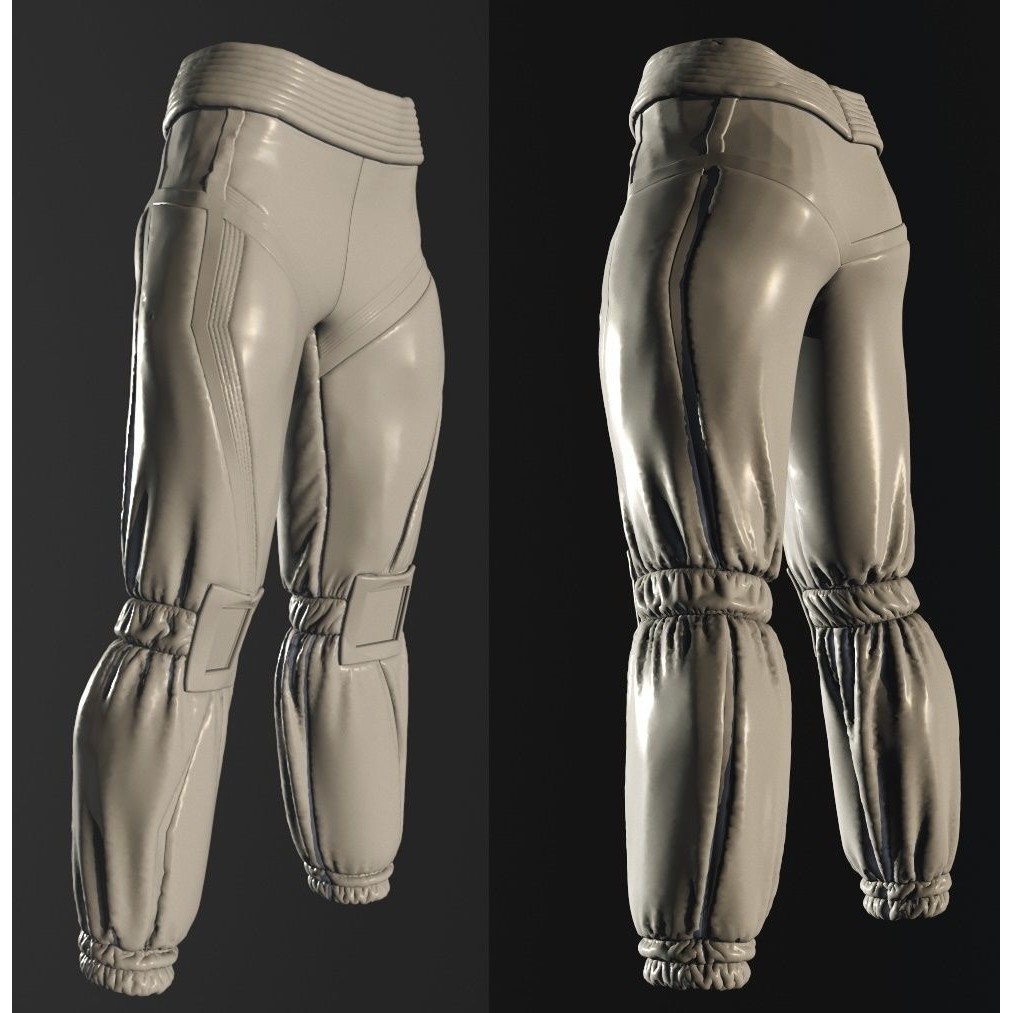 Modern Defender 3D Model – Tactical Clothing Set, FBX & OBJ Formats