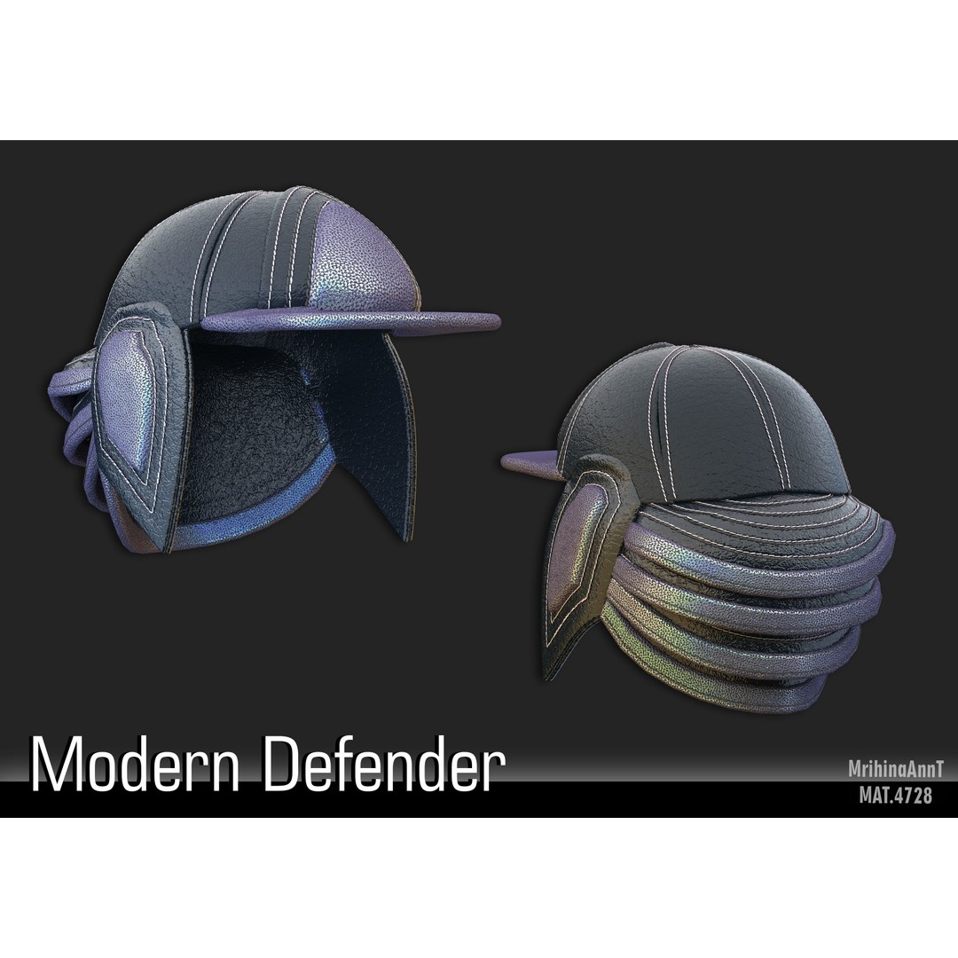 Modern Defender 3D Model – Tactical Clothing Set, FBX & OBJ Formats - View 7