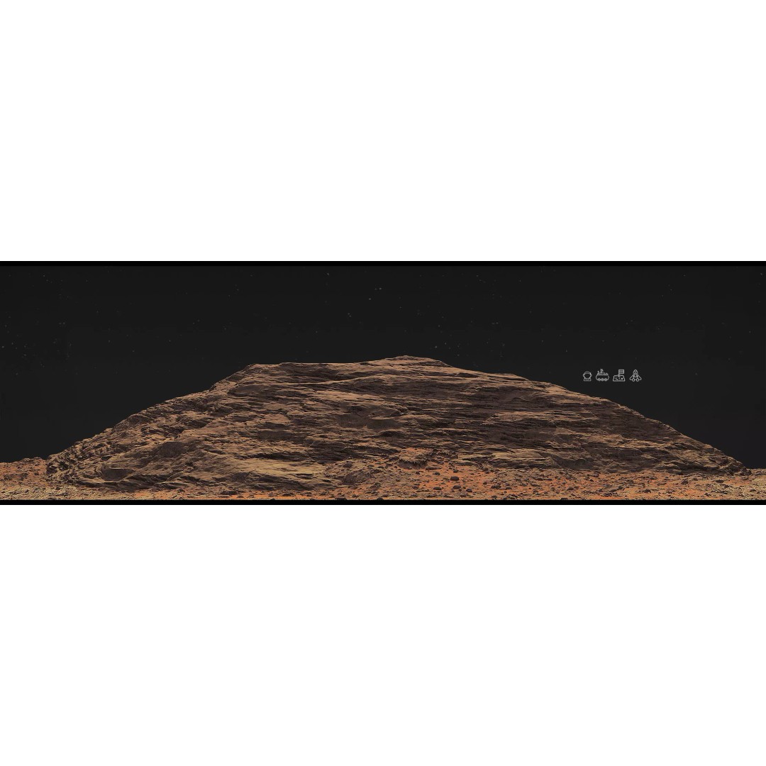 Mars Mountains 3D Model – Low Poly Game-Ready Landscapes, FBX - View 18
