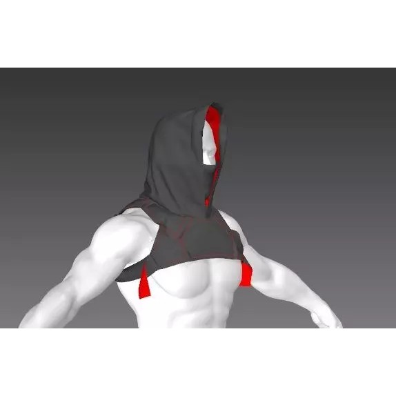 Hood01 - Game-Ready 3D Model - View 2