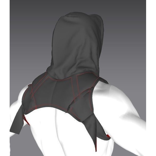 Hood01 - Game-Ready 3D Model - View 4