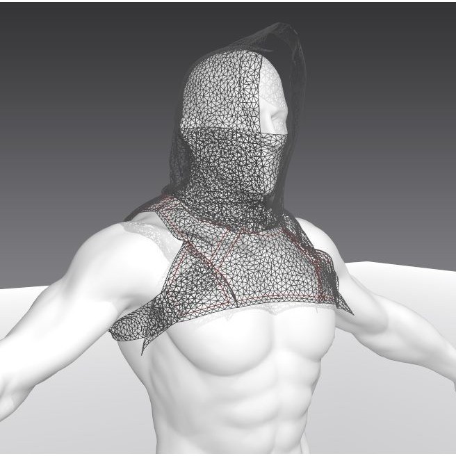 Hood01 - Game-Ready 3D Model - View 5