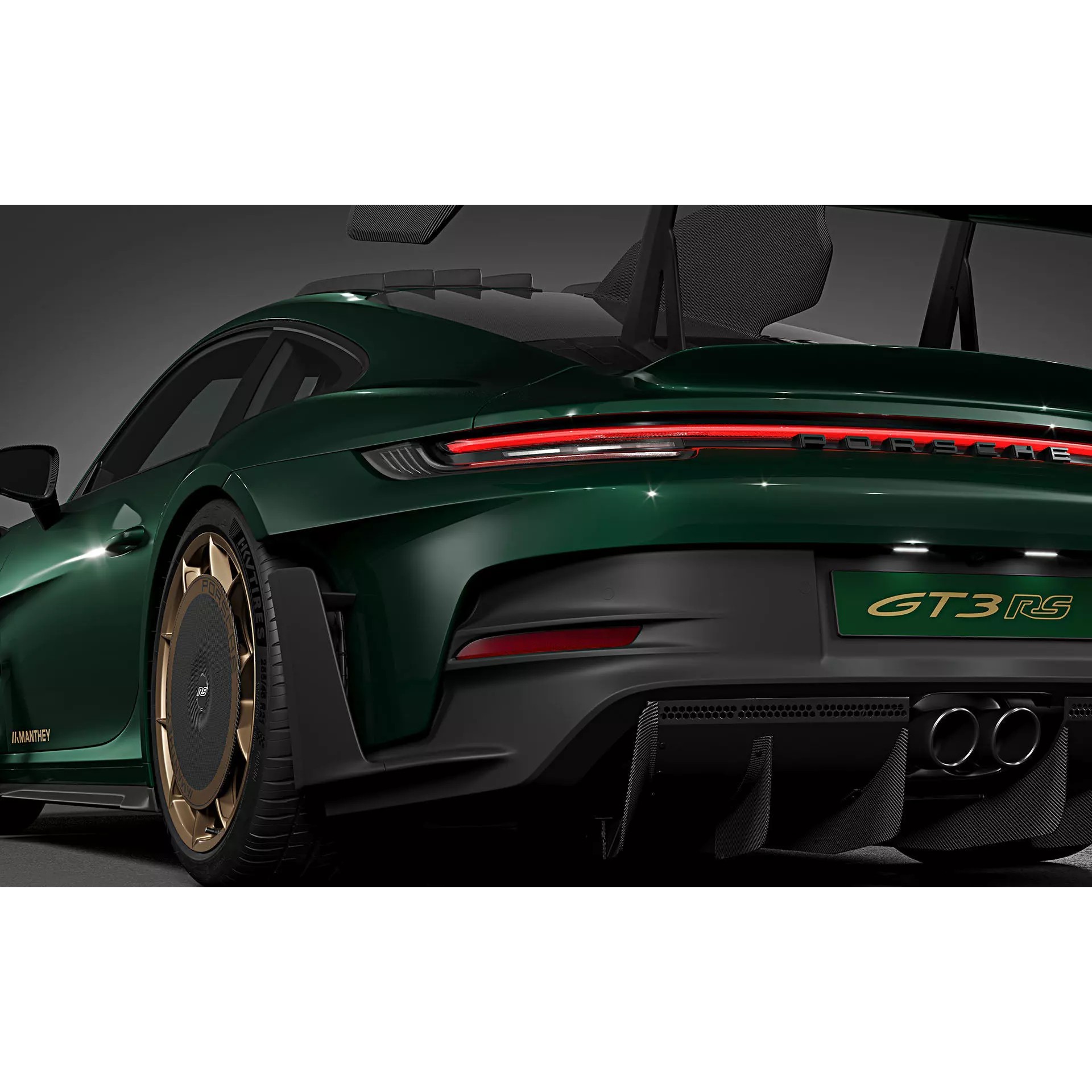 2025 Porsche 911 GT3 RS Manthey Kit - Game-Ready 3D Model - View 10