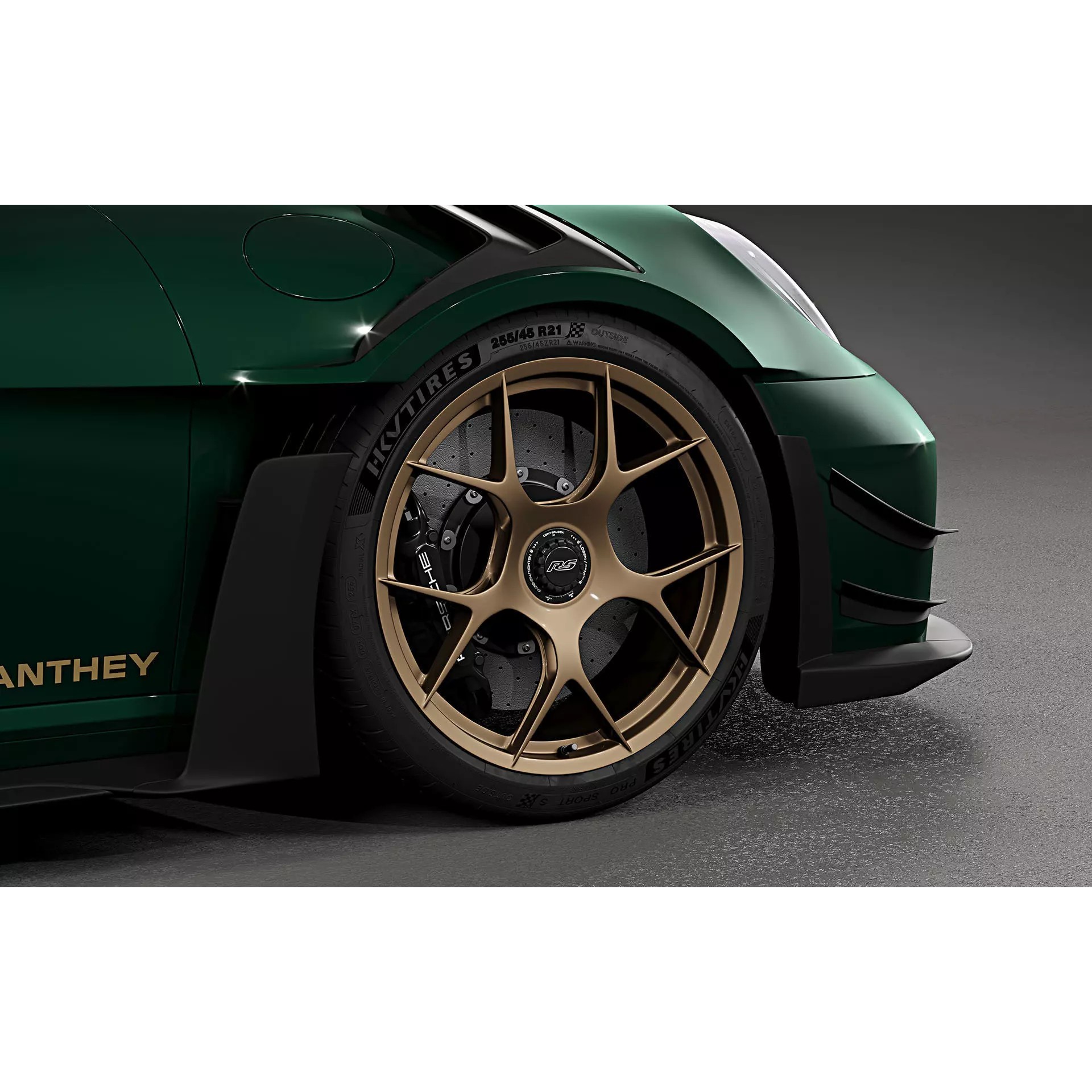 2025 Porsche 911 GT3 RS Manthey Kit - Game-Ready 3D Model - View 16