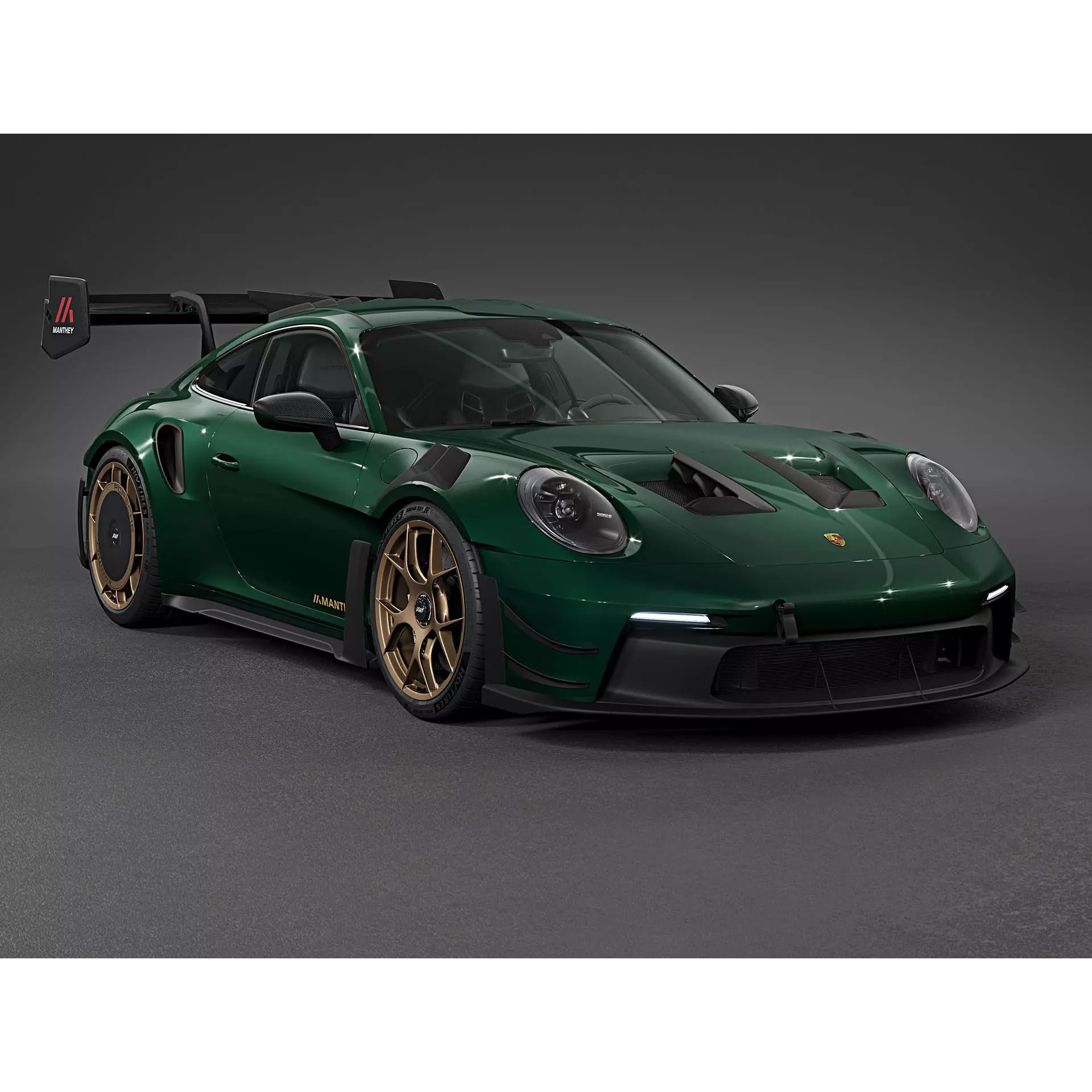 2025 Porsche 911 GT3 RS Manthey Kit - Game-Ready 3D Model - View 2