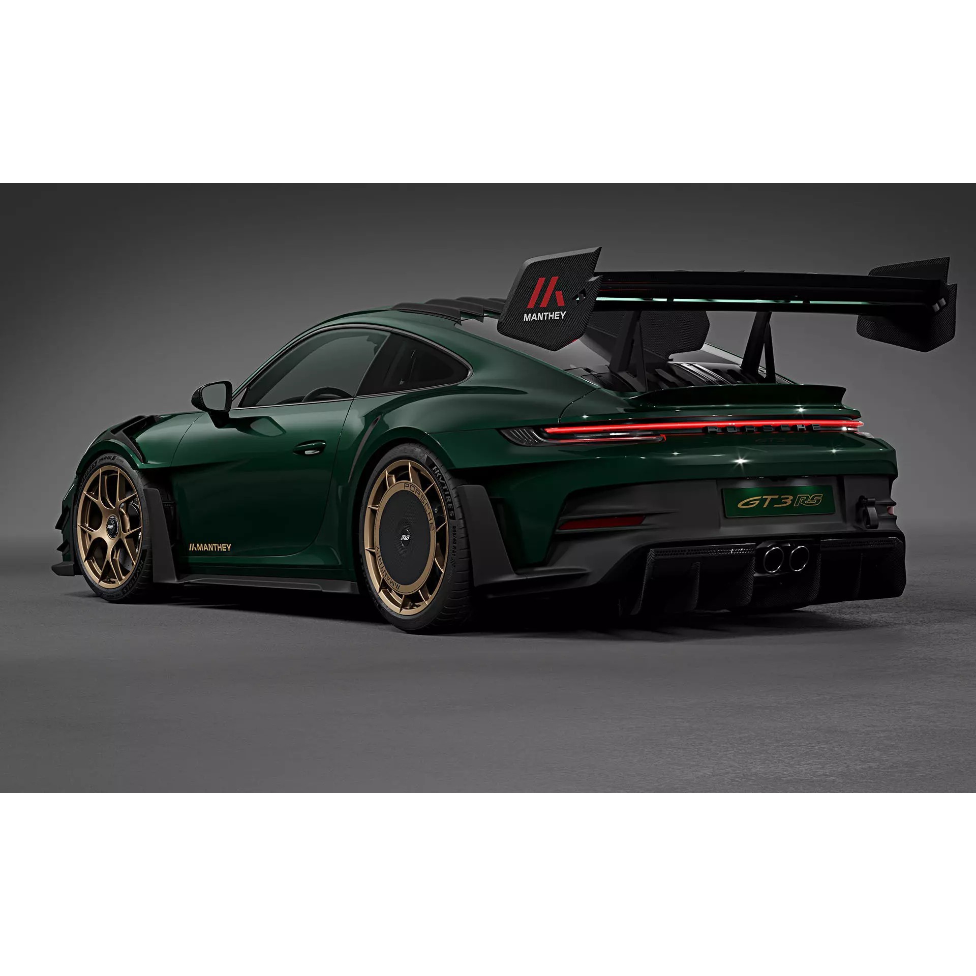 2025 Porsche 911 GT3 RS Manthey Kit - Game-Ready 3D Model - View 3
