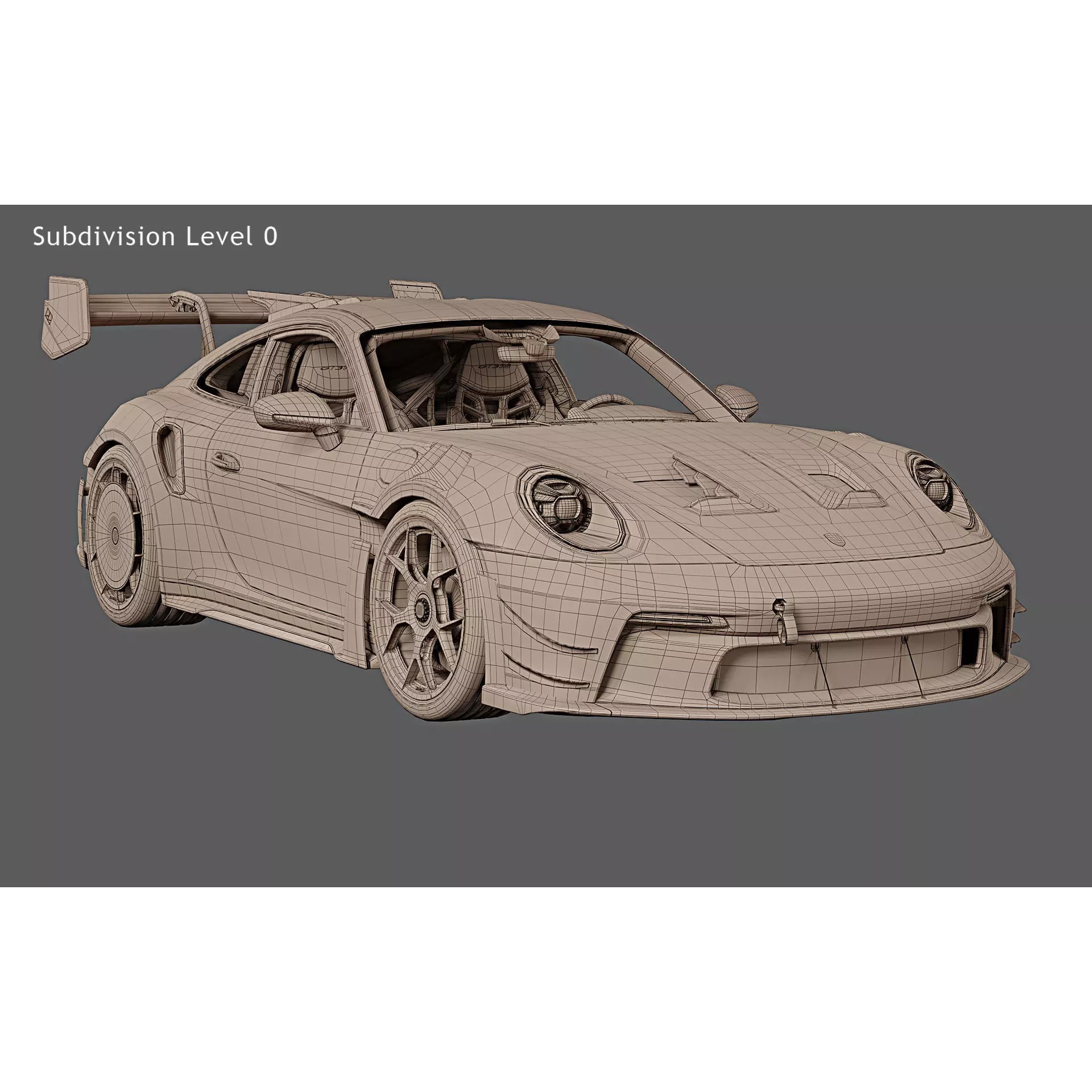 2025 Porsche 911 GT3 RS Manthey Kit - Game-Ready 3D Model - View 31