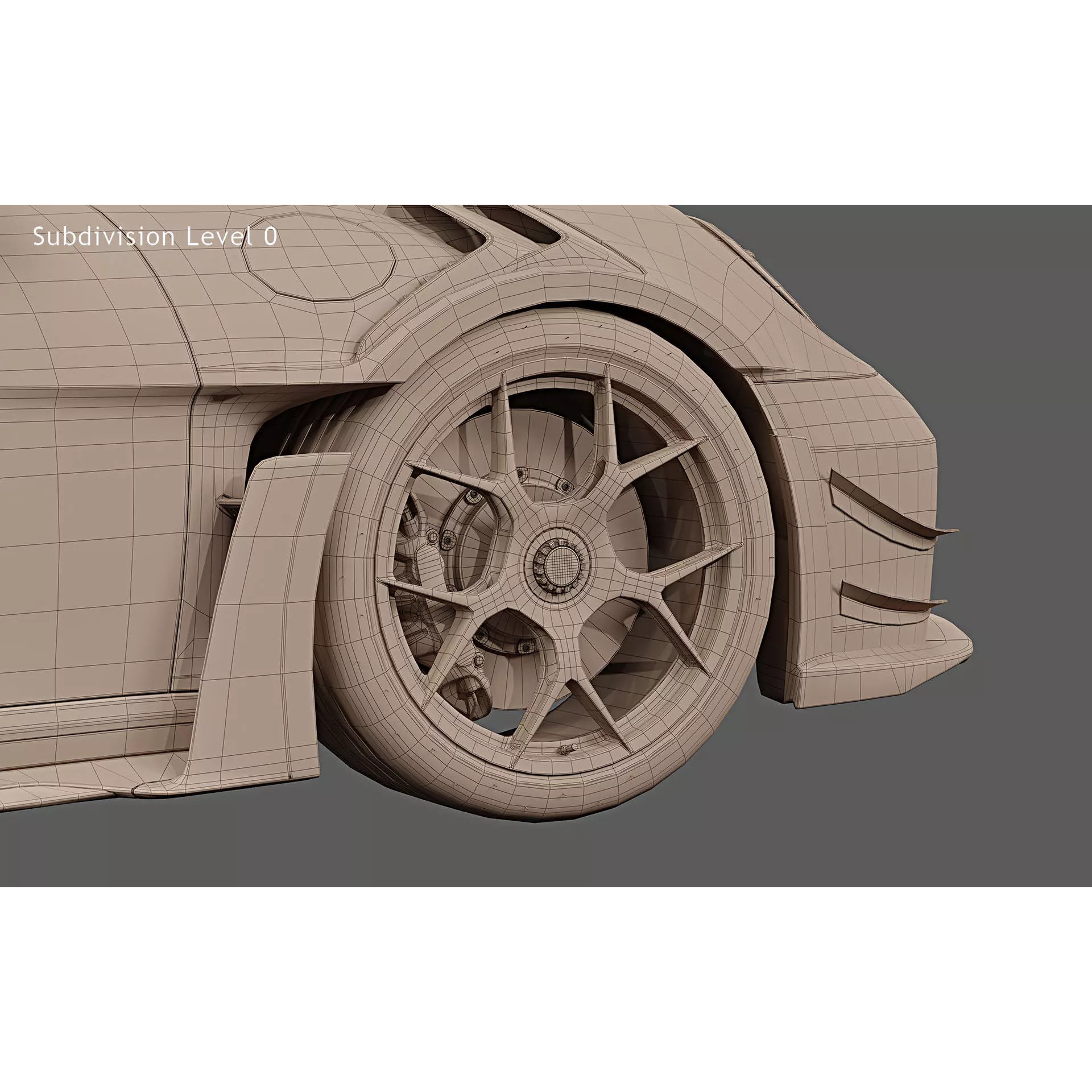 2025 Porsche 911 GT3 RS Manthey Kit - Game-Ready 3D Model - View 34