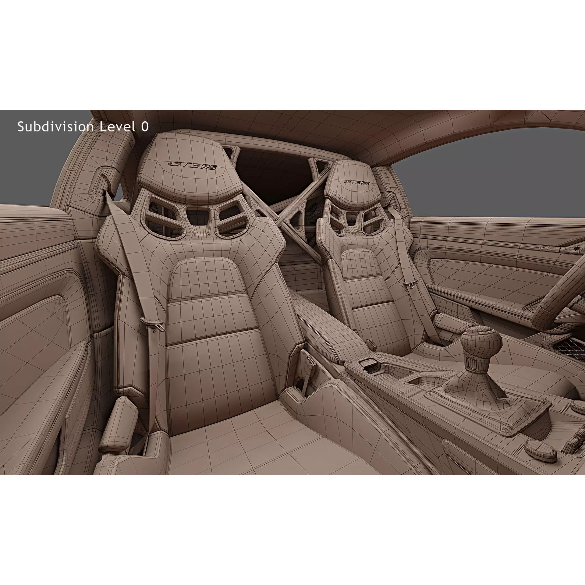 2025 Porsche 911 GT3 RS Manthey Kit - Game-Ready 3D Model - View 37