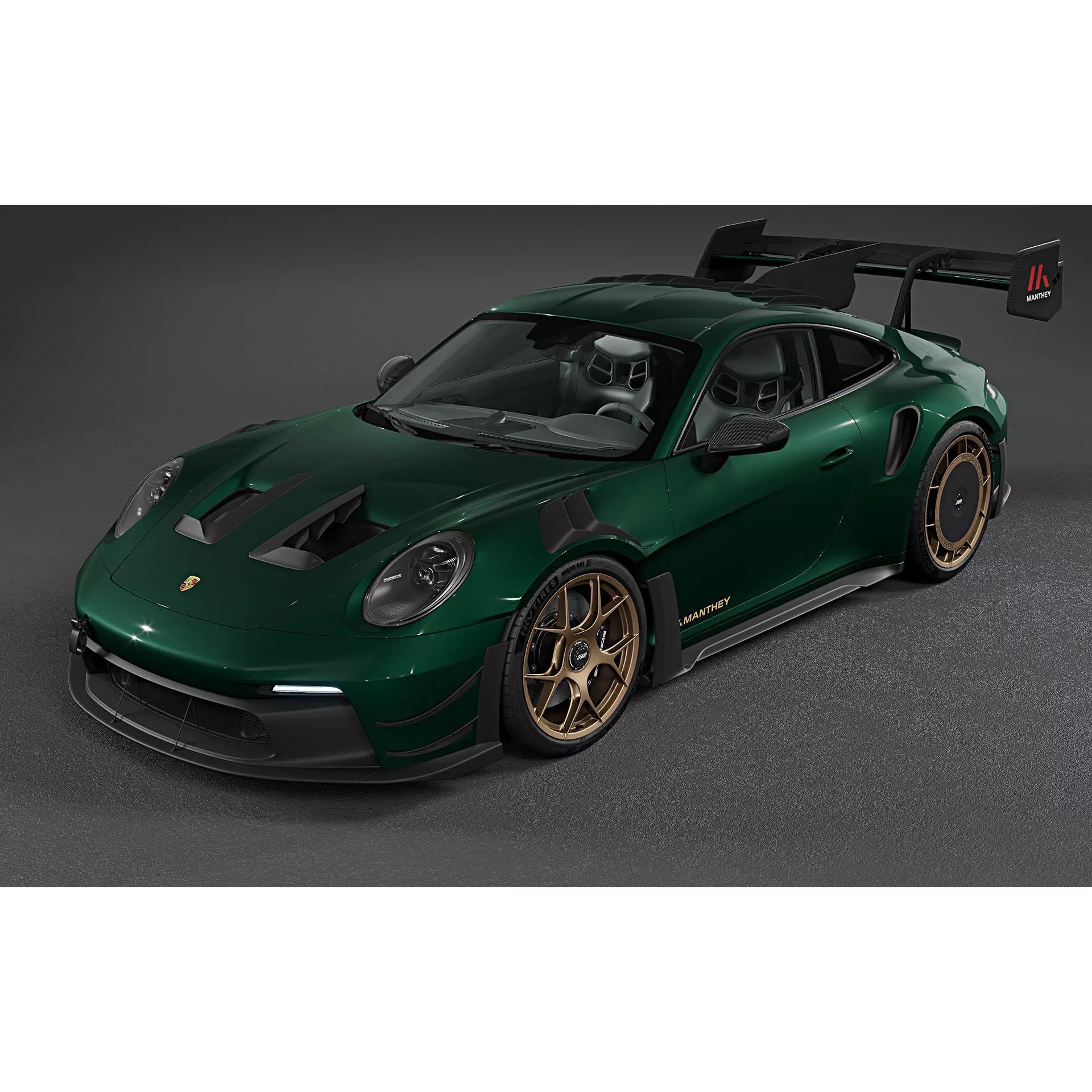 2025 Porsche 911 GT3 RS Manthey Kit - Game-Ready 3D Model - View 8
